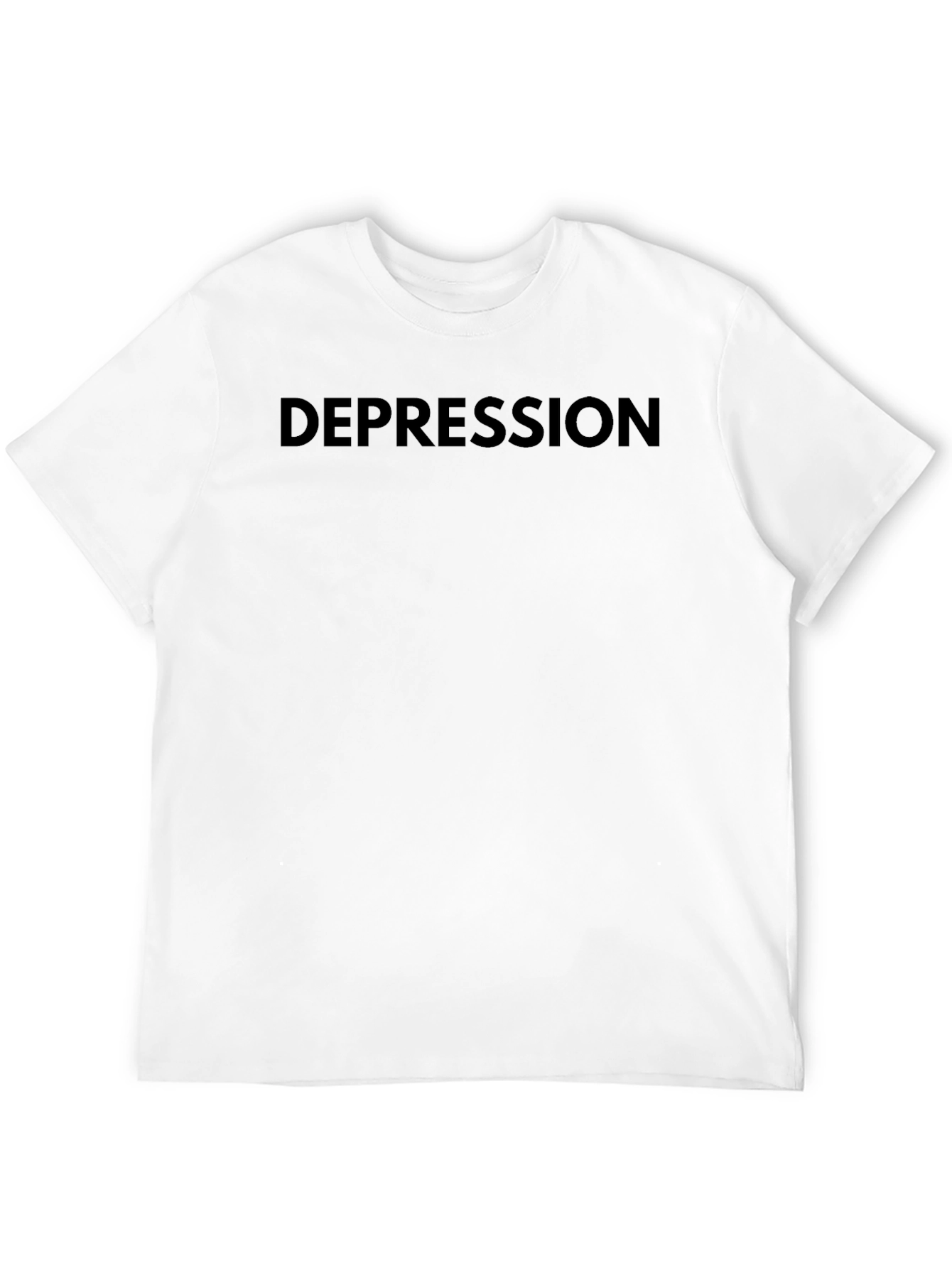 Depression T-Shirt - Unisex Black Tee