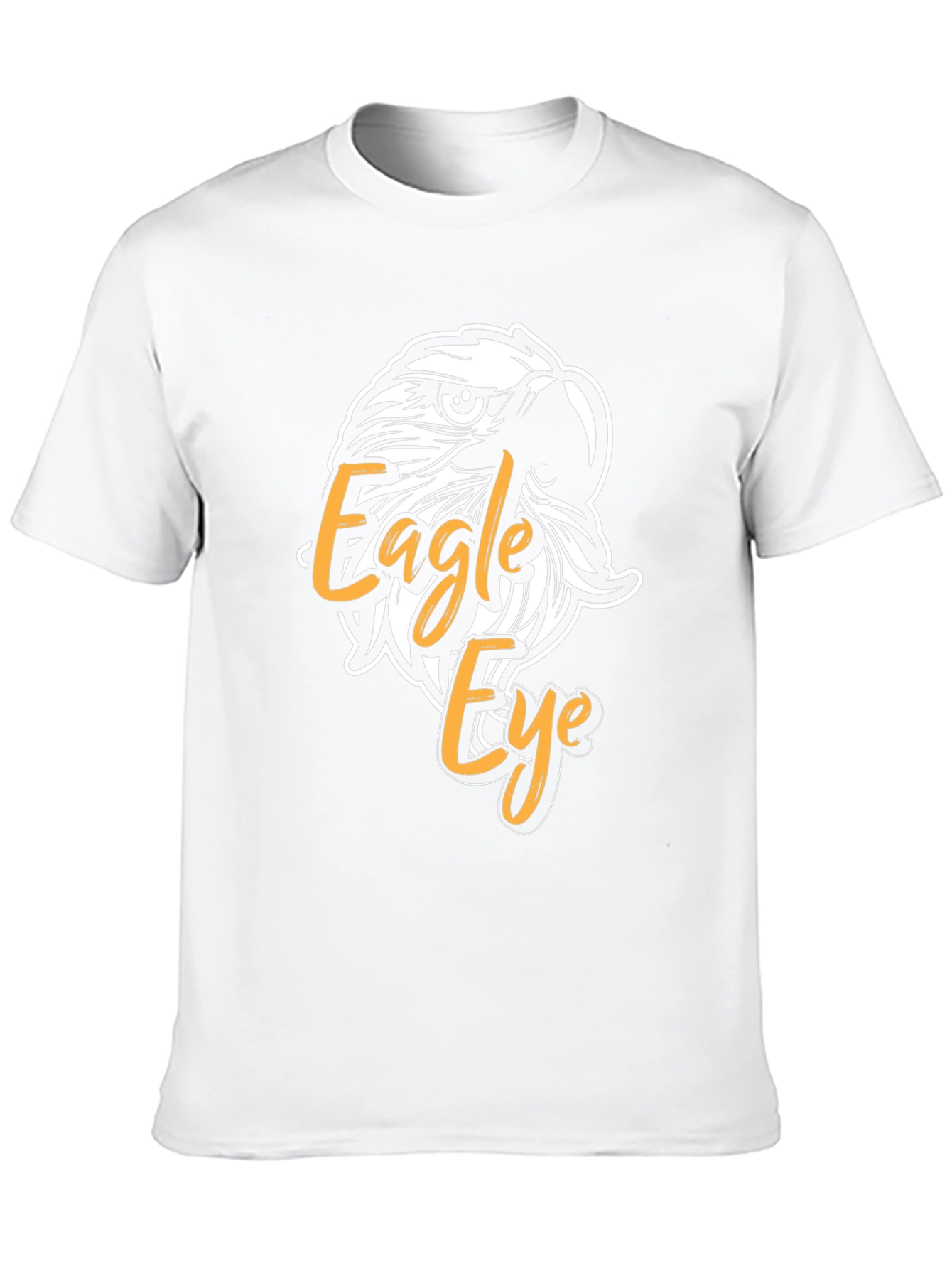 Eagle Eye Graphic Print Black T-Shirt