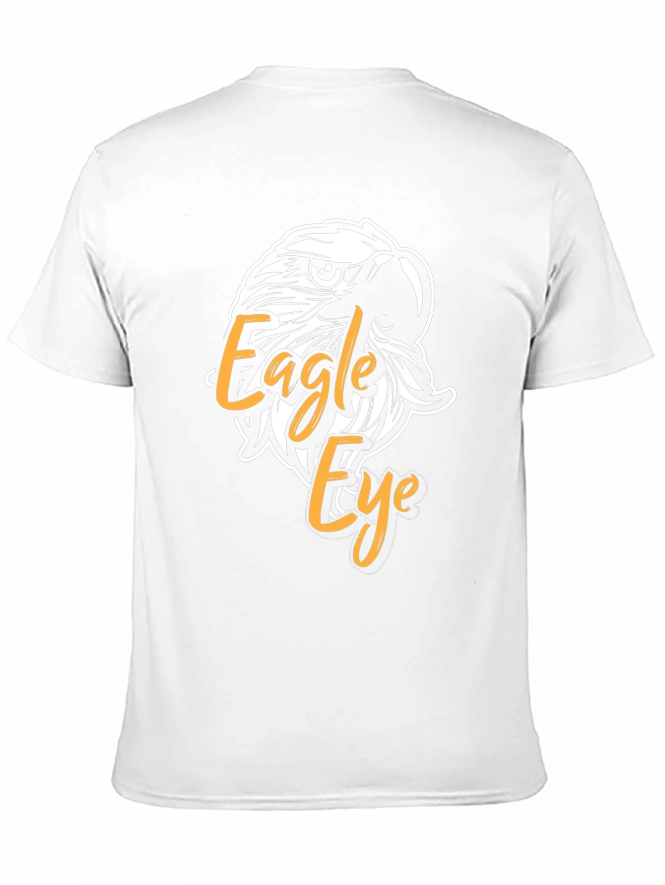 Eagle Eye Graphic Print Black T-Shirt