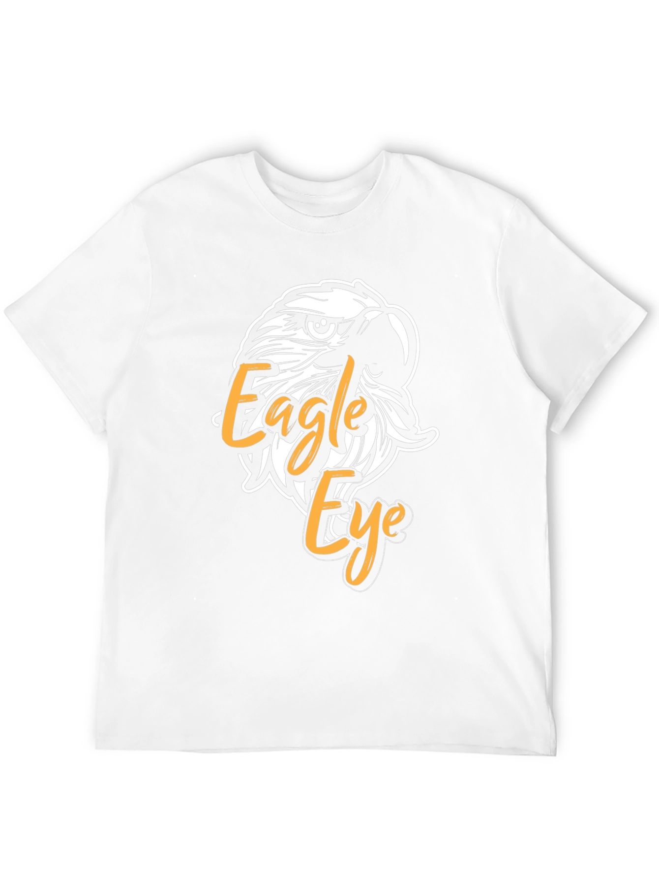 Eagle Eye Graphic Print Black T-Shirt