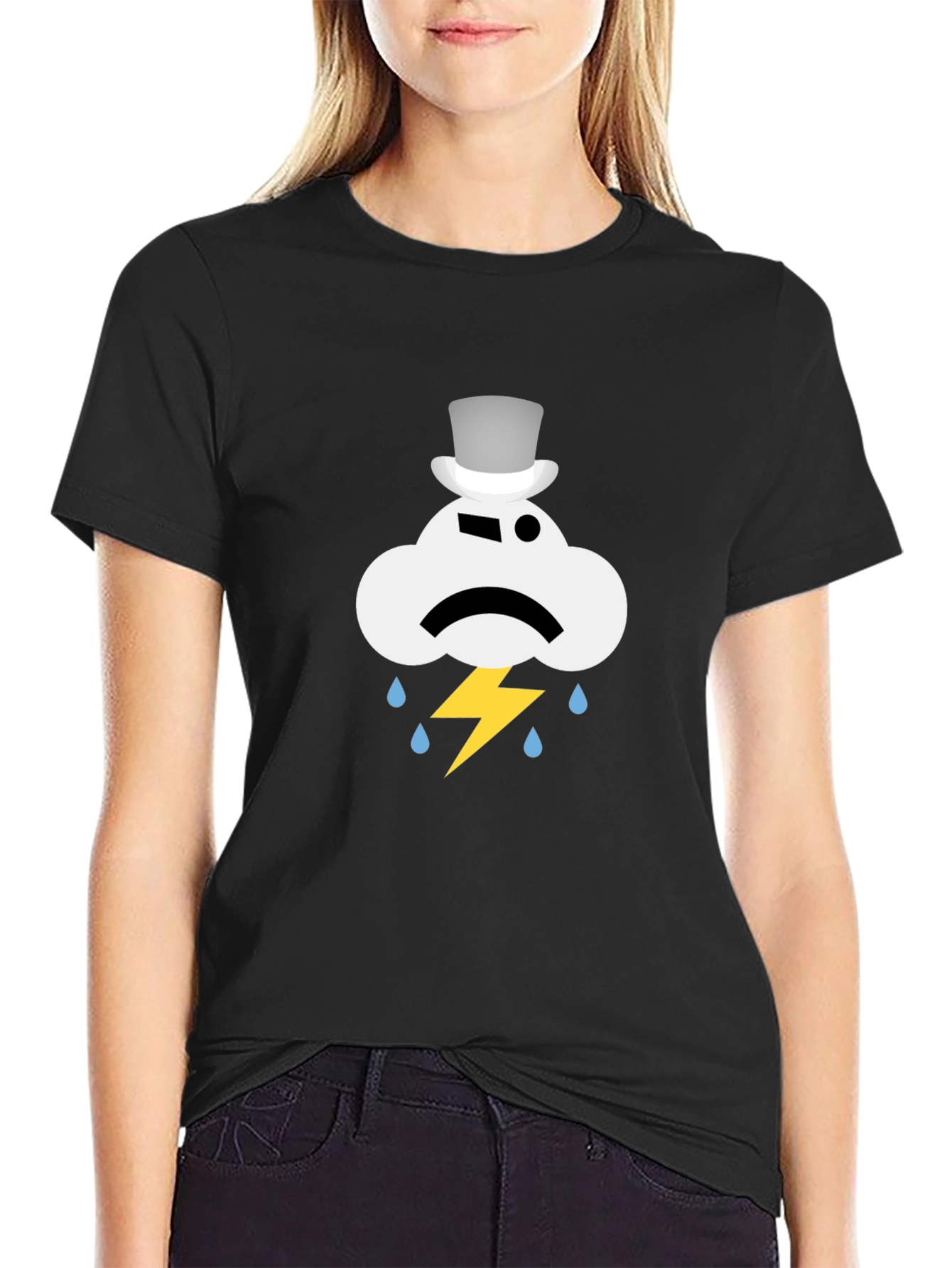 Funny Grumpy Cloud T-Shirt - Weather Humor Tee
