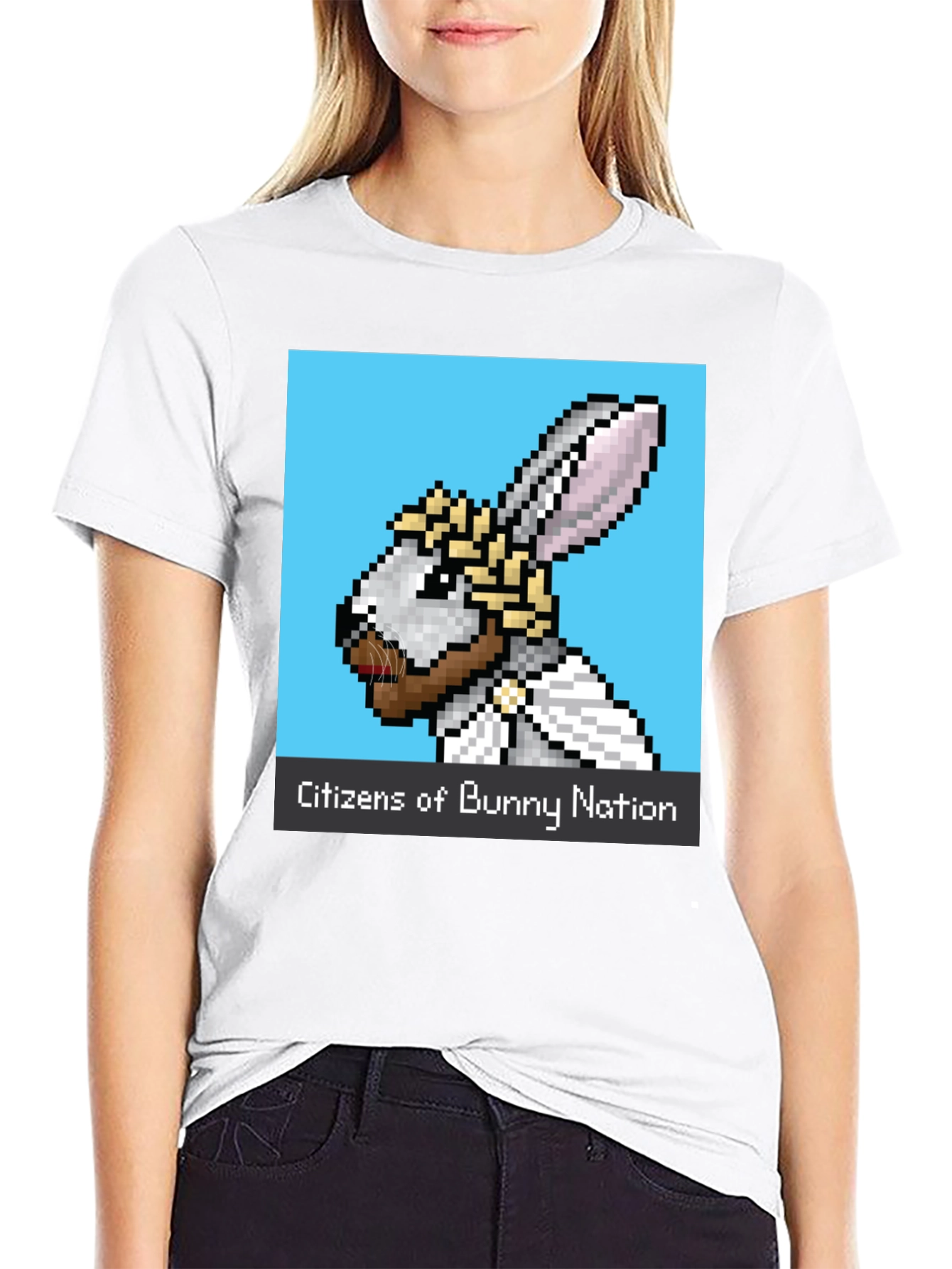 Citizens of Bunny Nation Black T-Shirt