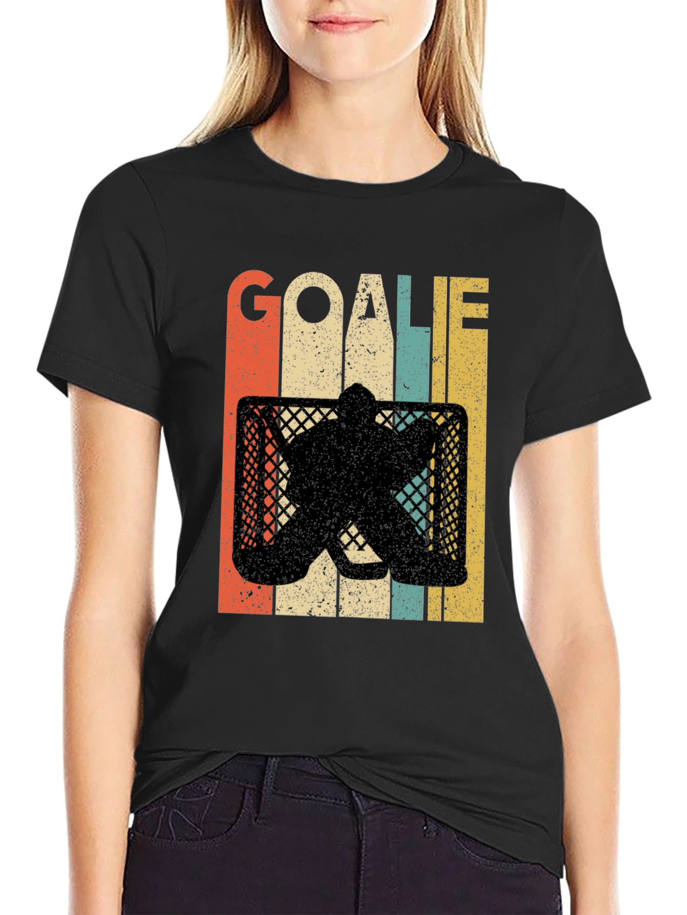 Retro Goalie T-Shirt - Hockey Fan Apparel