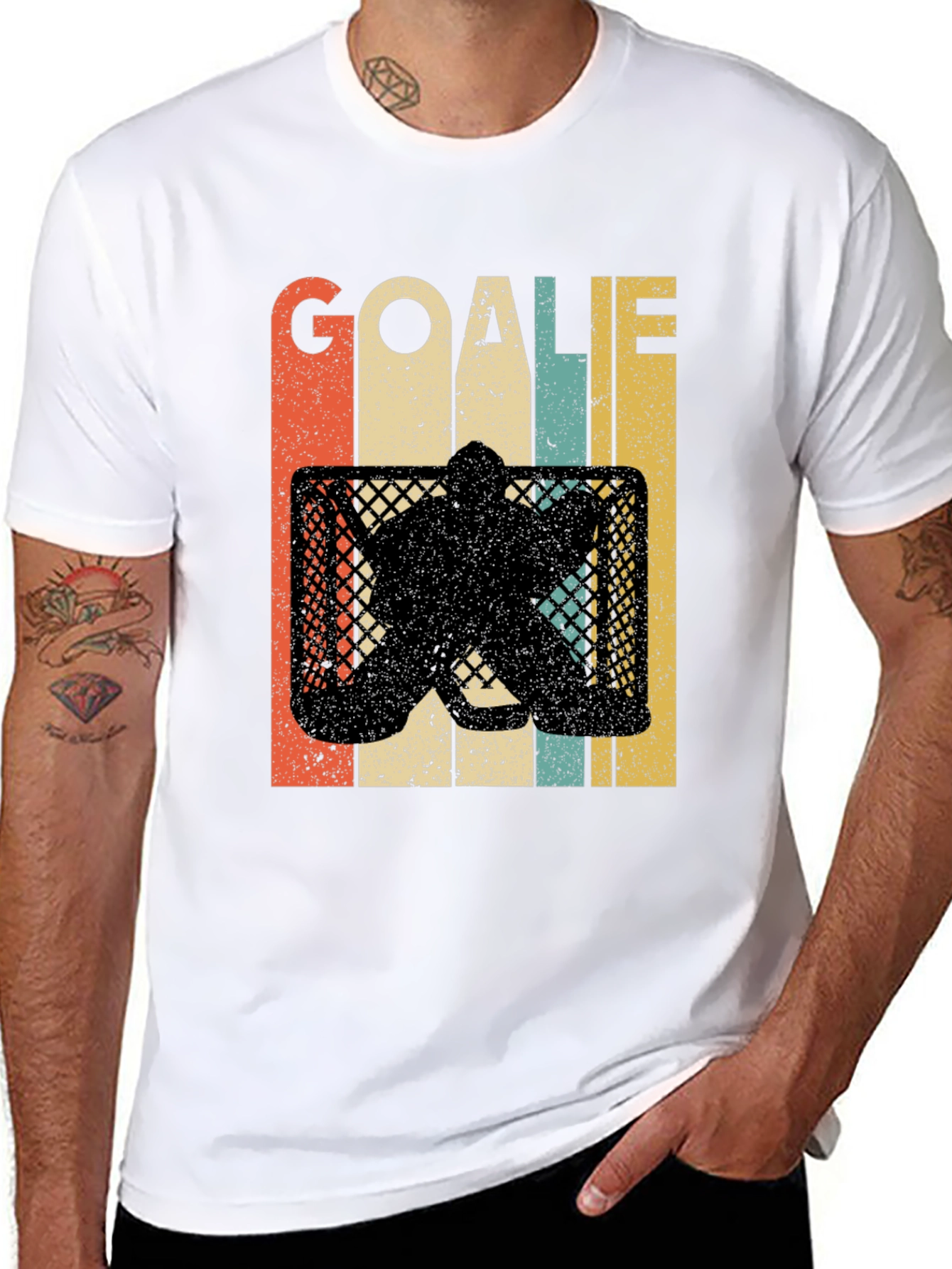 Retro Goalie T-Shirt - Hockey Fan Apparel