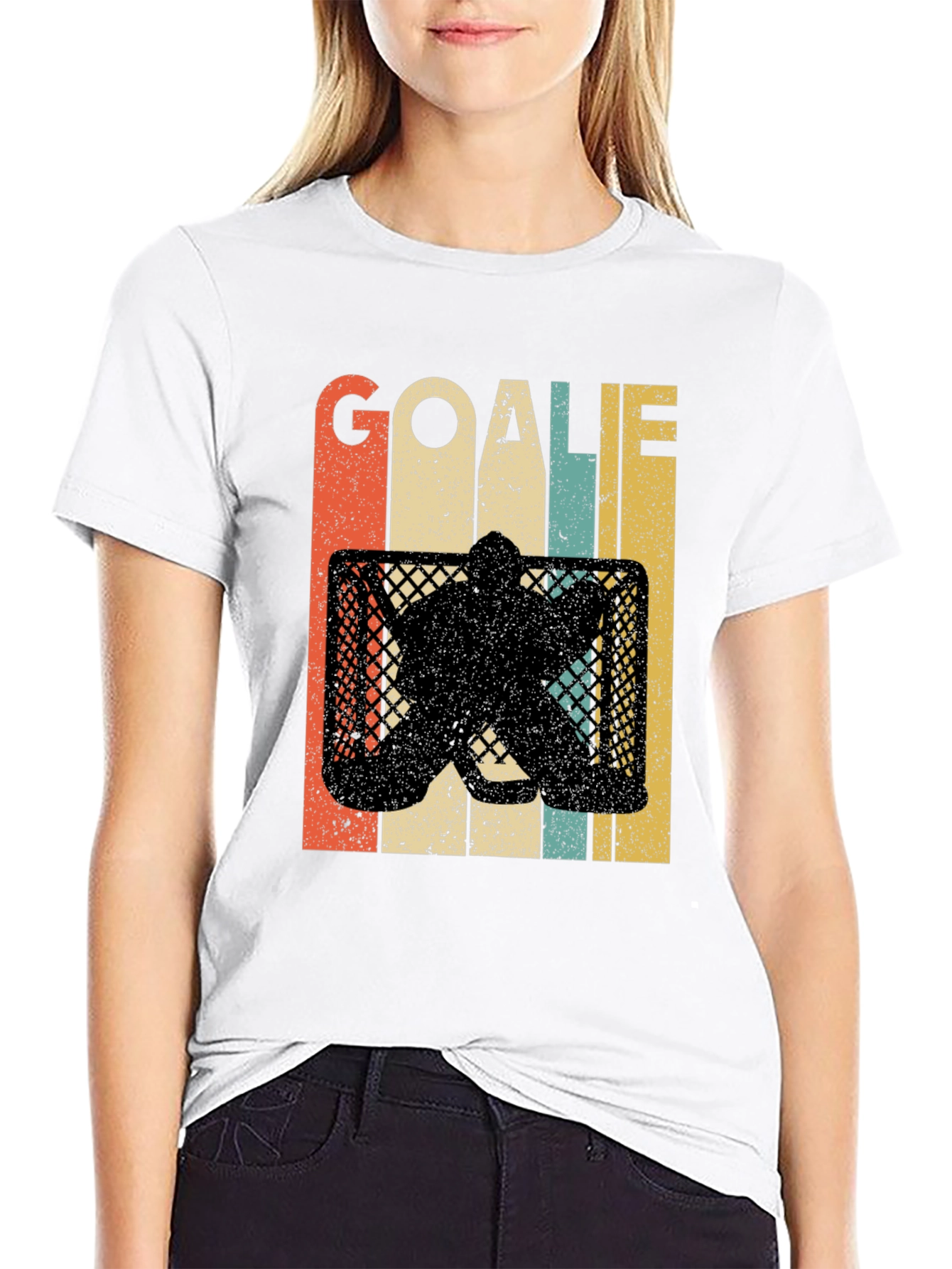 Retro Goalie T-Shirt - Hockey Fan Apparel