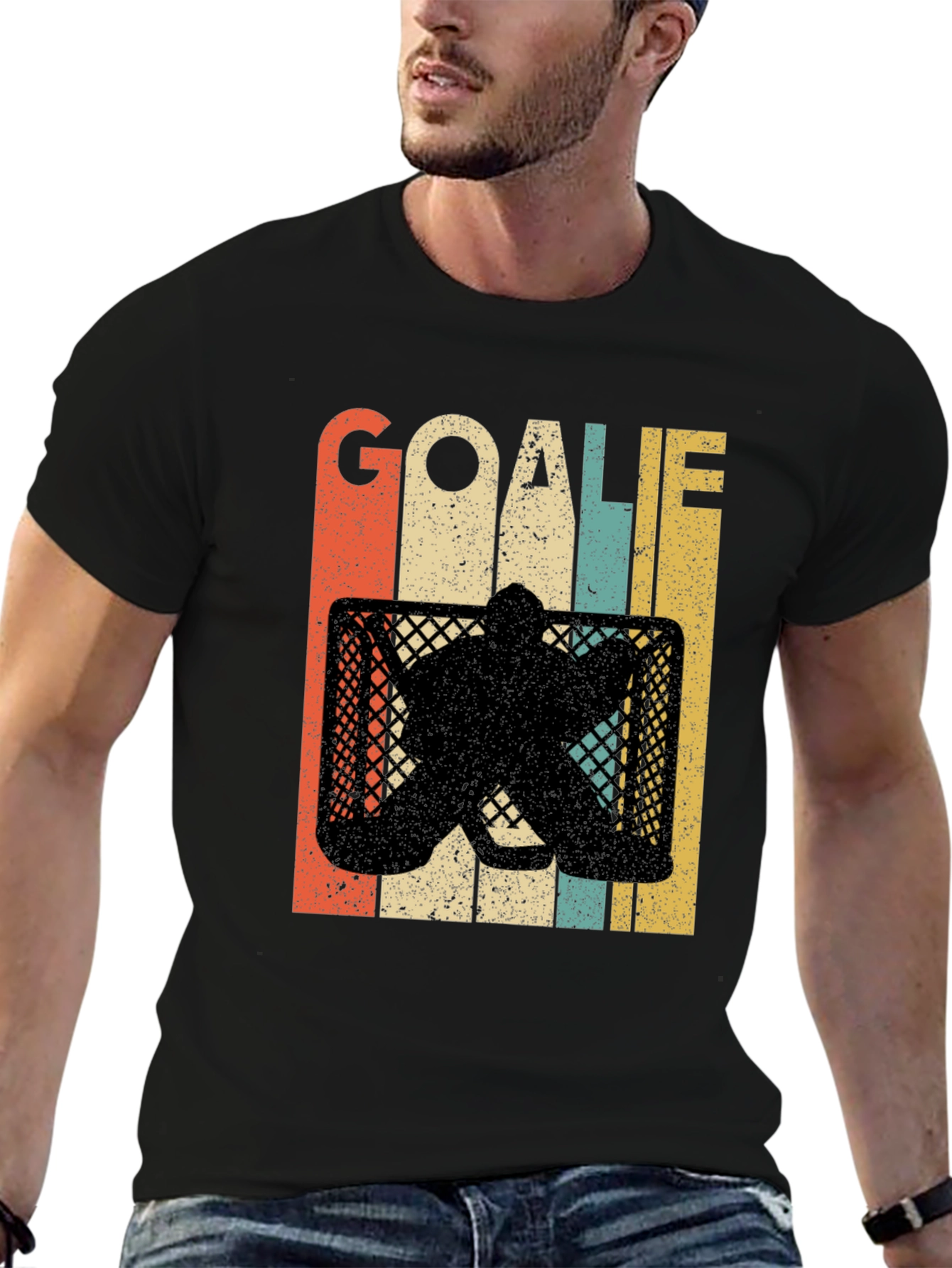 Retro Goalie T-Shirt - Hockey Fan Apparel
