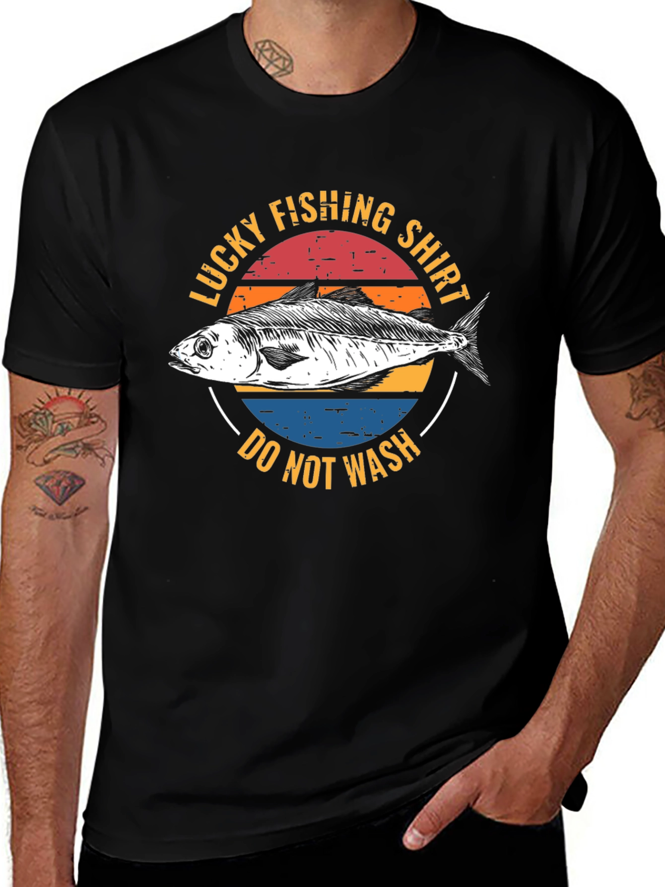 Lucky Fishing Shirt Graphic Tee