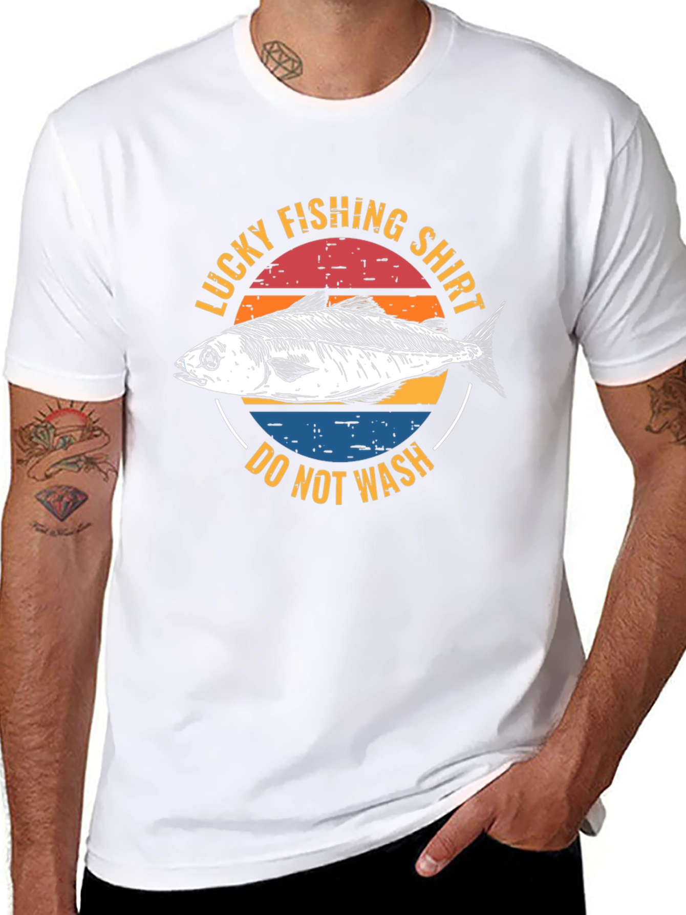 Lucky Fishing Shirt Graphic Tee