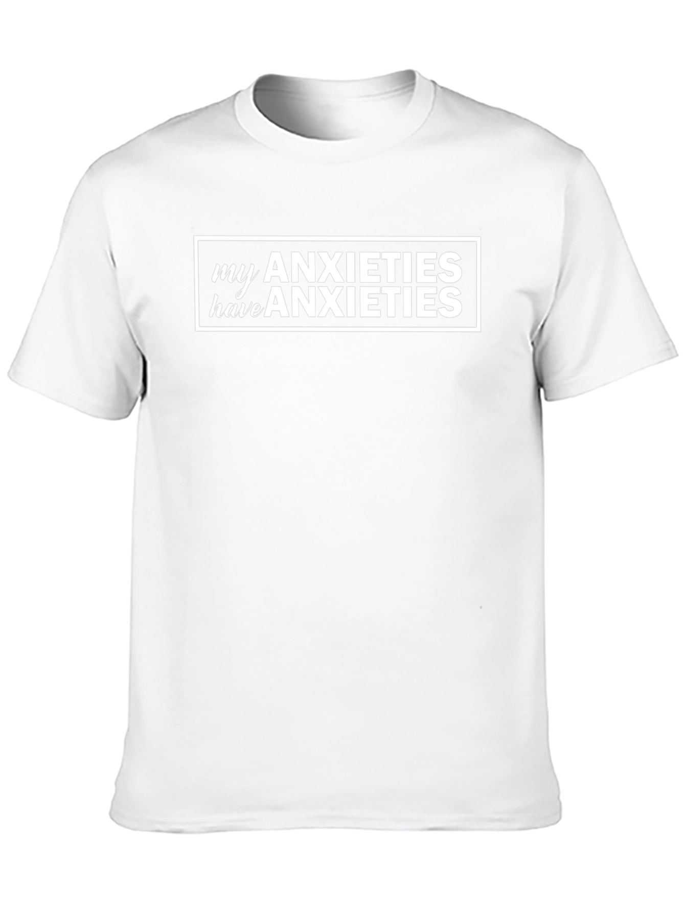 My Anxieties Have Anxieties Graphic Tee - Black