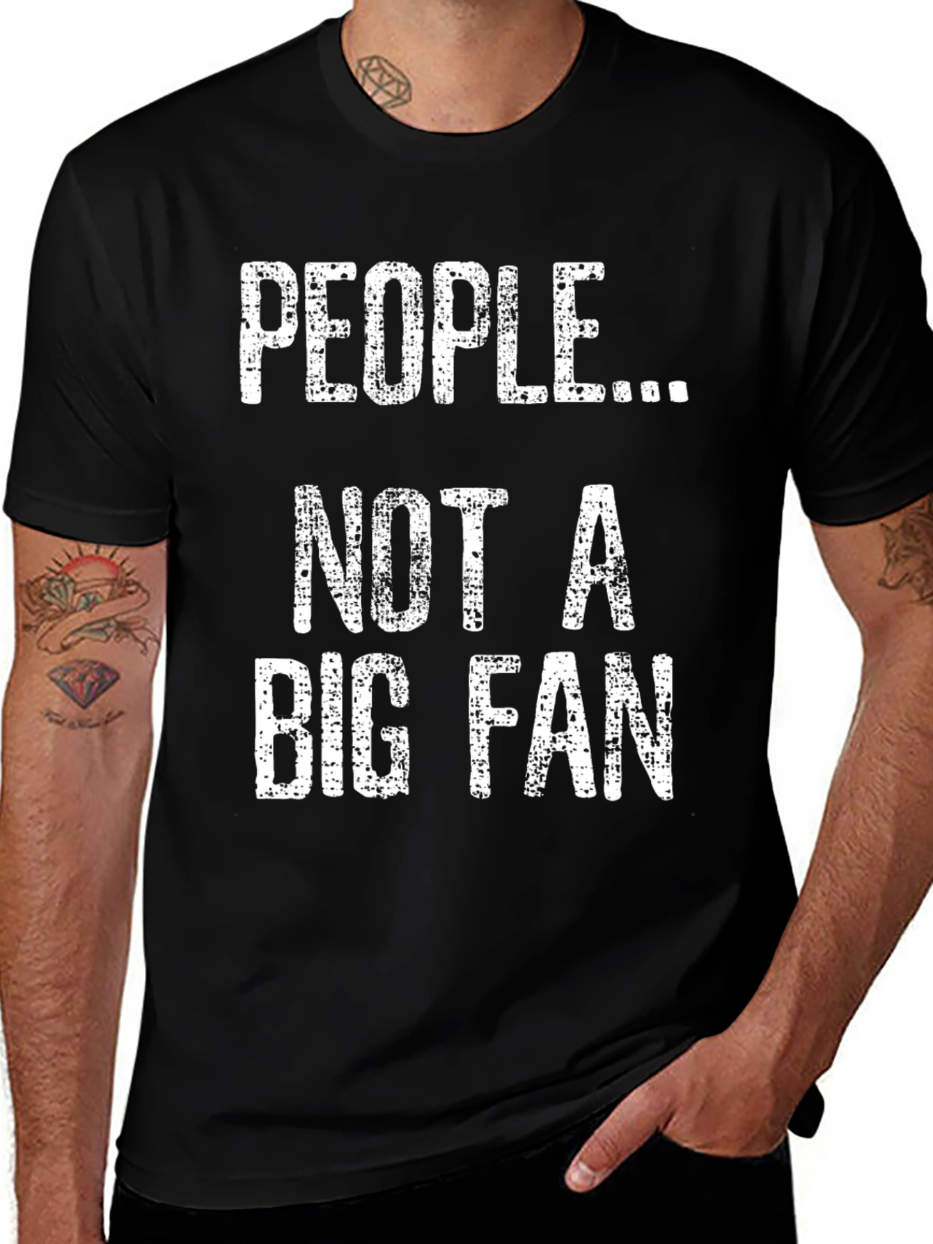 People Not A Big Fan Graphic Tee