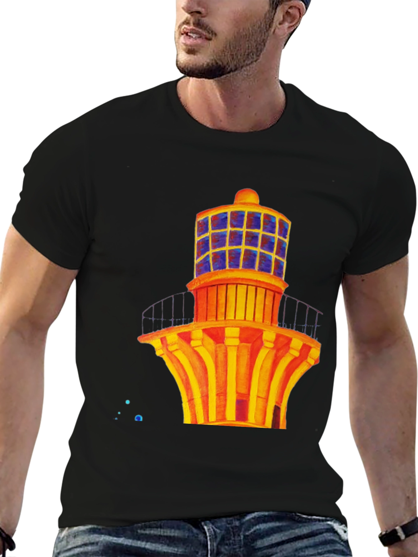Architectural Tower Graphic Tee