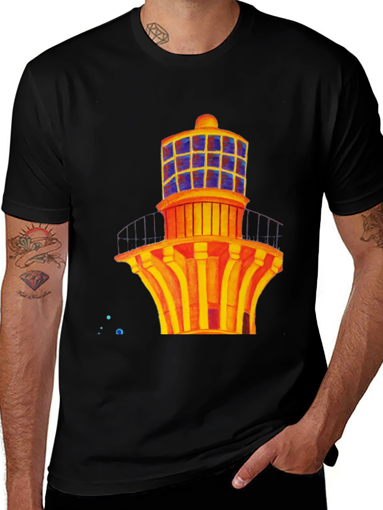 Architectural Tower Graphic Tee