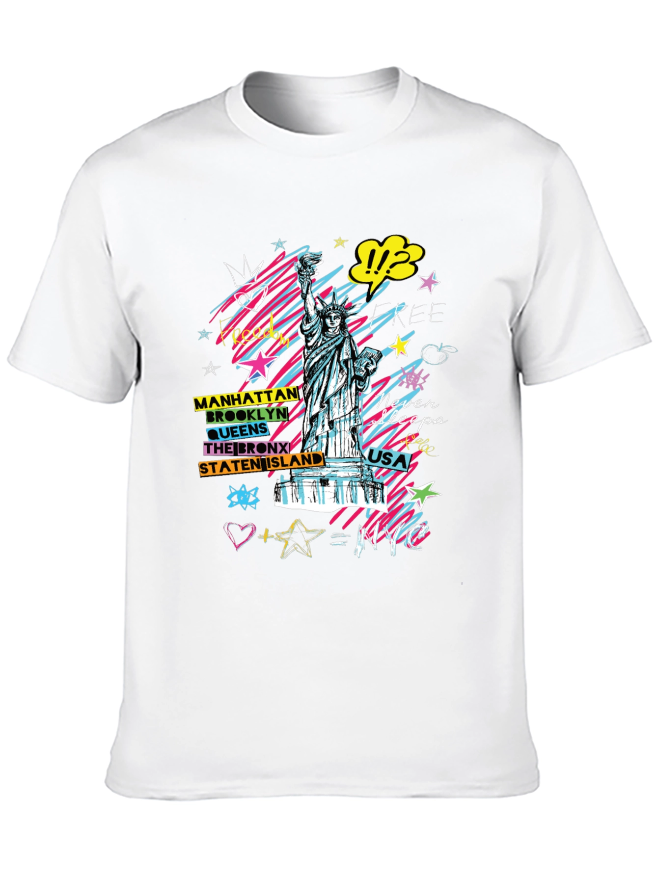NYC Statue of Liberty Graphic T-Shirt