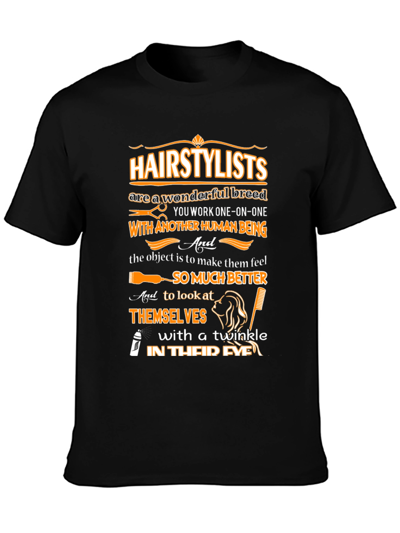 Hairstylist Wonderful Breed Graphic Tee