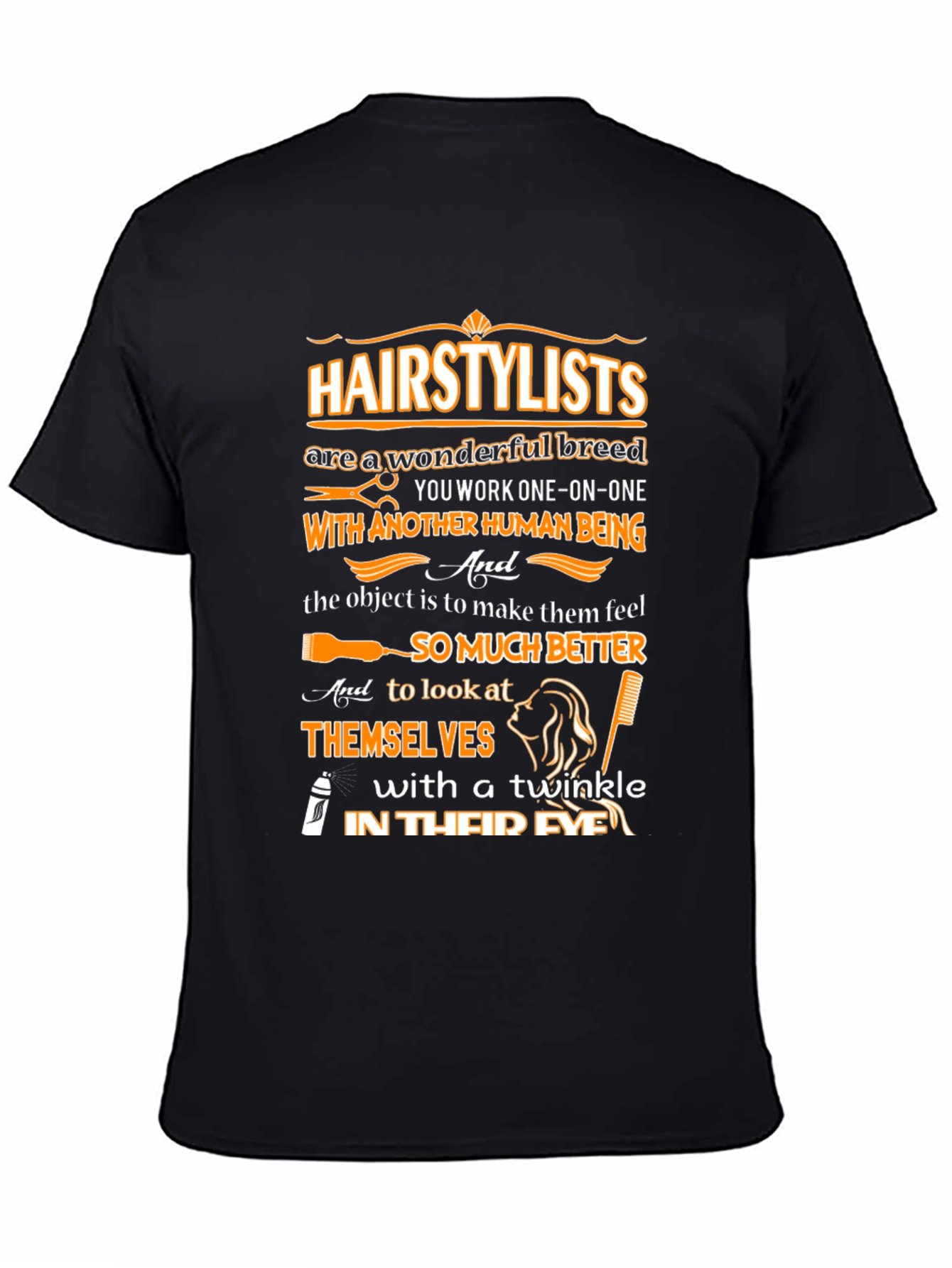 Hairstylist Wonderful Breed Graphic Tee