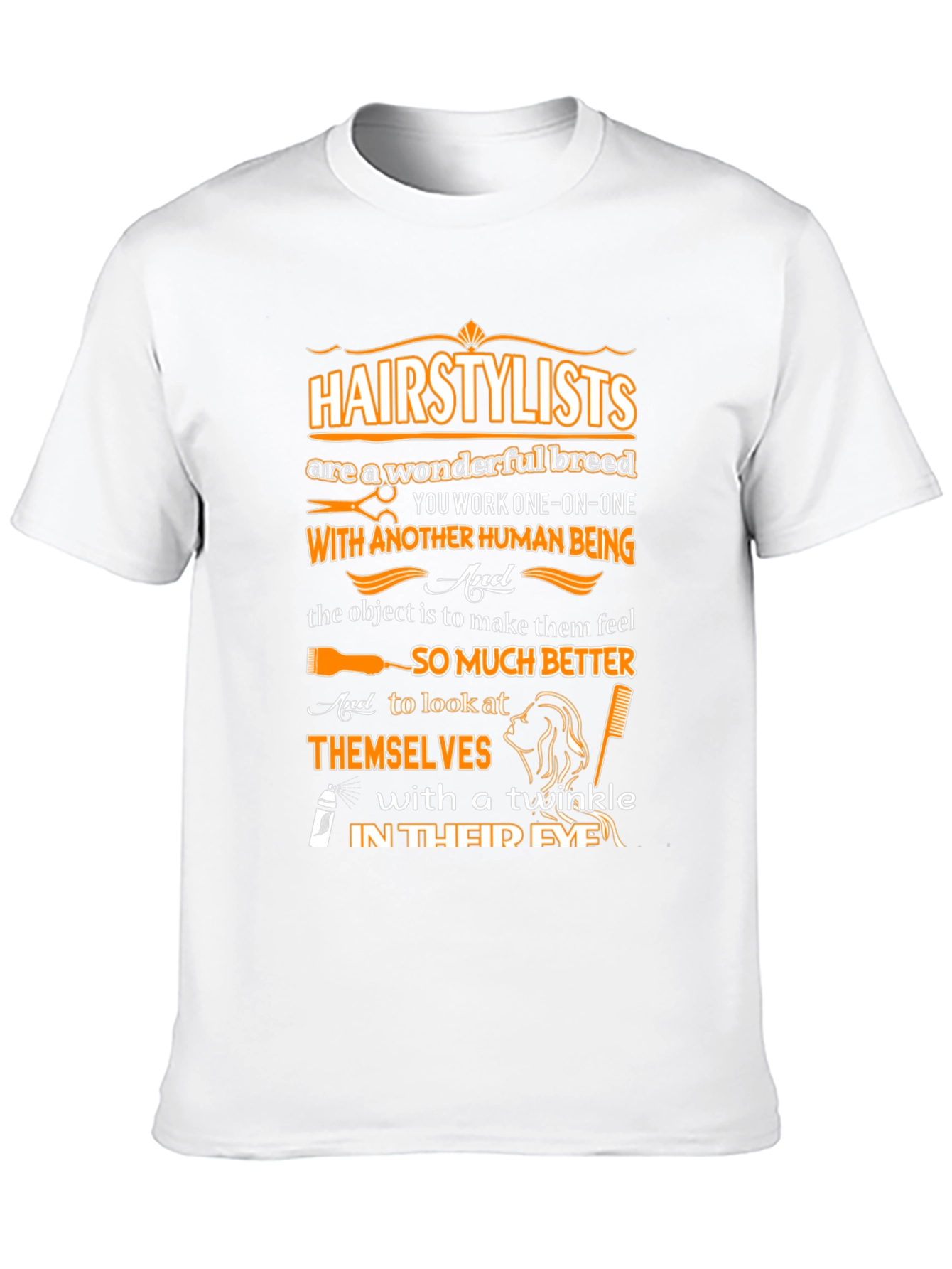 Hairstylist Wonderful Breed Graphic Tee