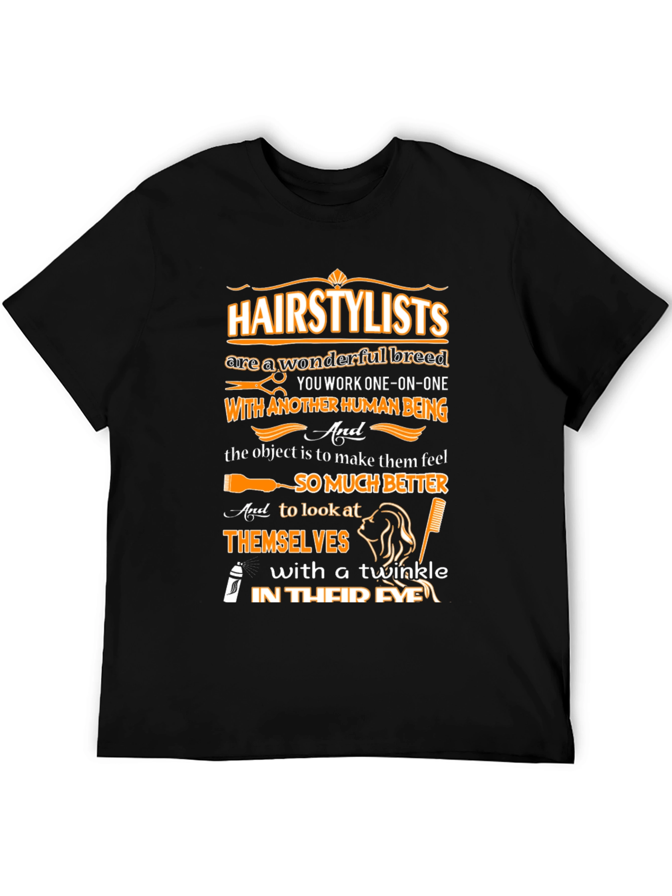 Hairstylist Wonderful Breed Graphic Tee