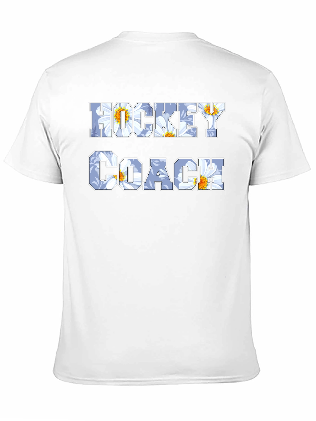 Hockey Coach Floral T-Shirt