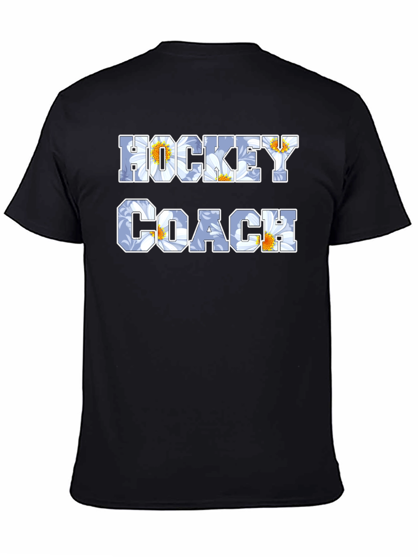 Hockey Coach Floral T-Shirt