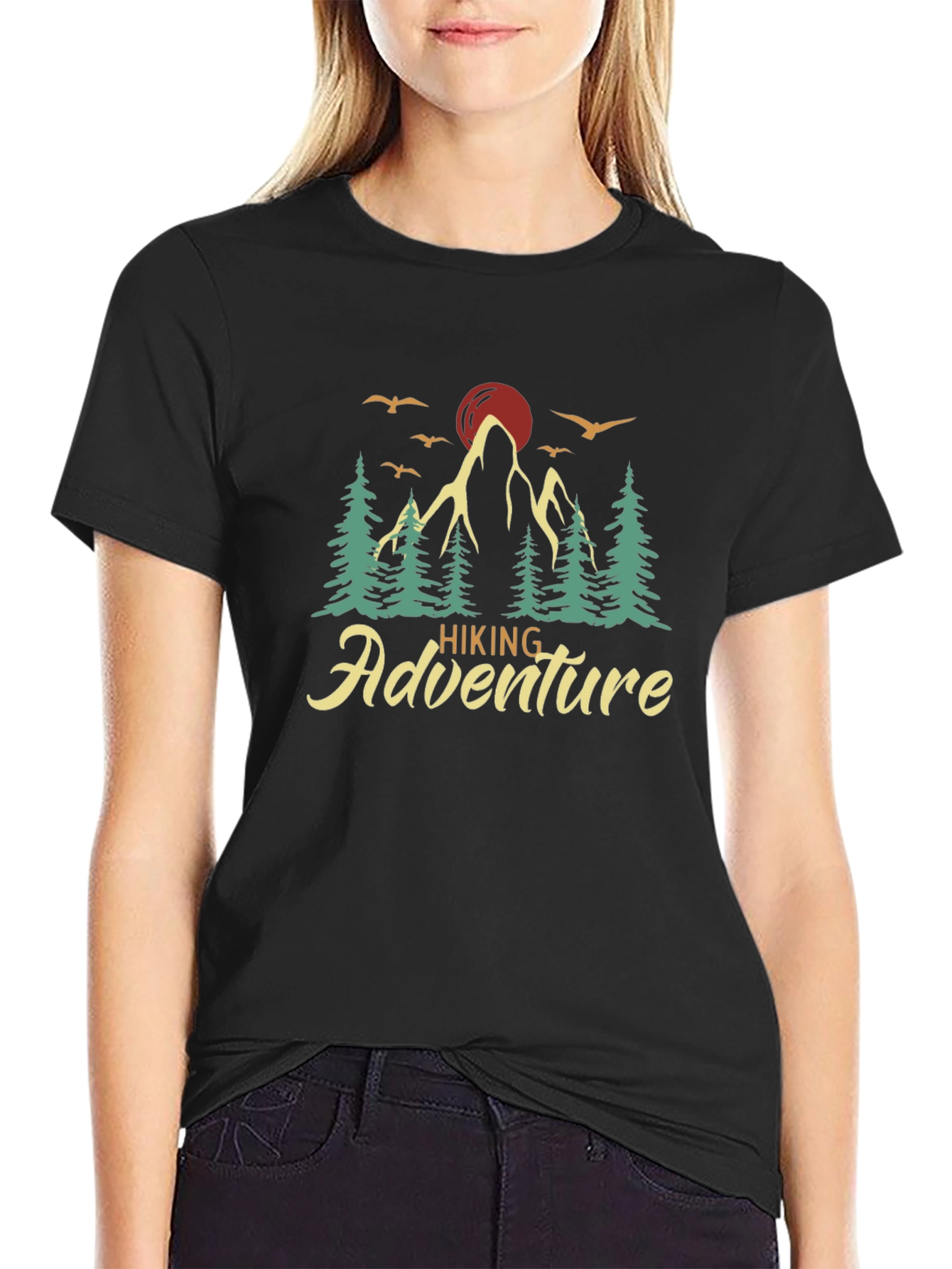 Hiking Adventure Graphic Tee - Nature Lover Shirt