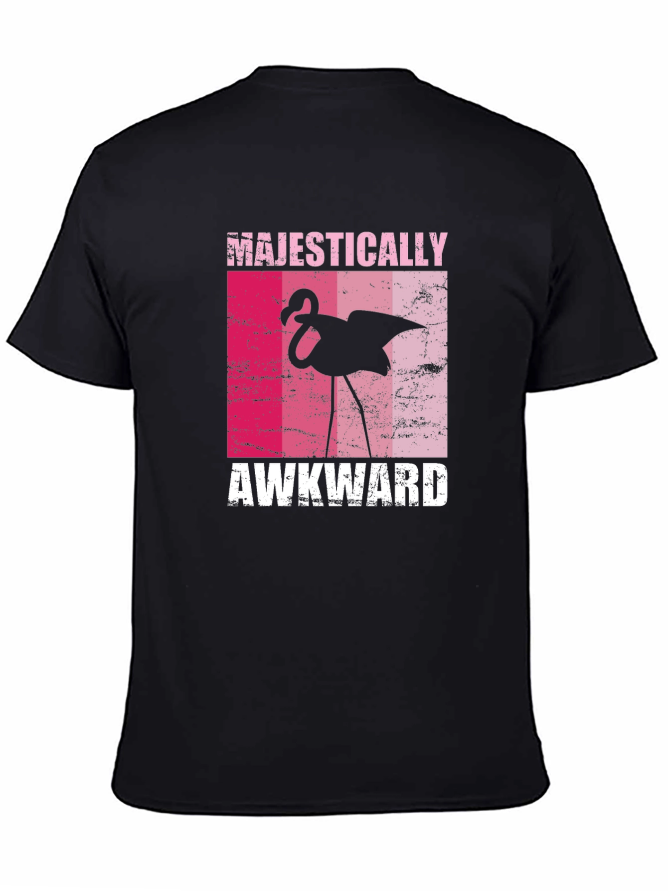 Majestically Awkward Flamingo Graphic Tee
