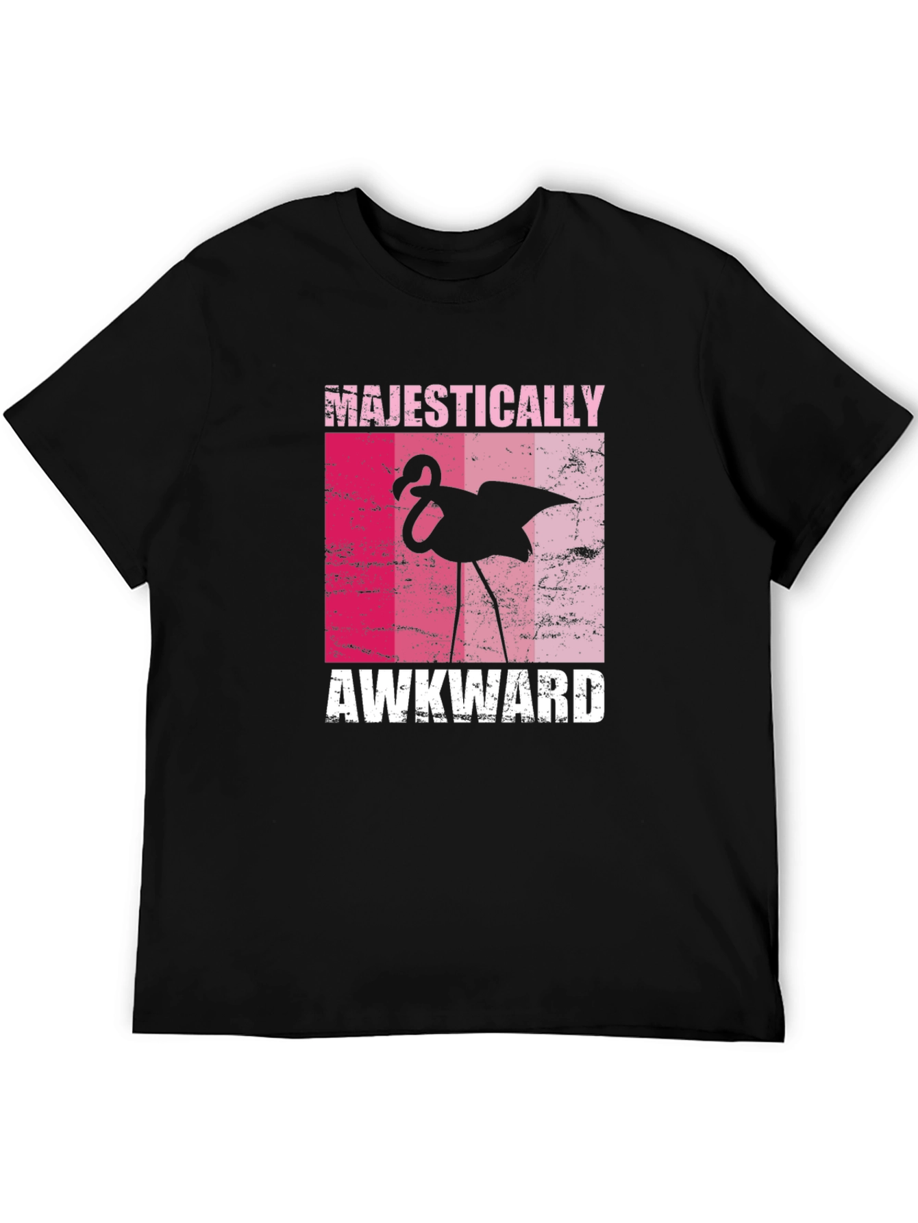 Majestically Awkward Flamingo Graphic Tee