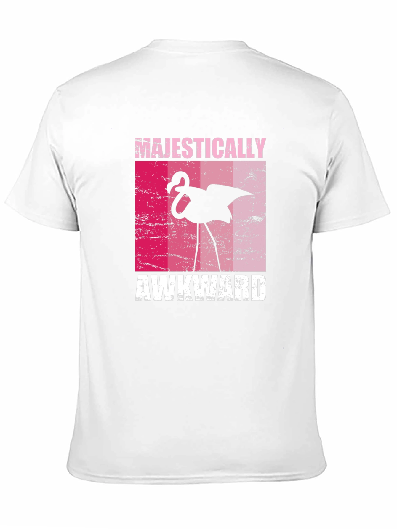 Majestically Awkward Flamingo Graphic Tee