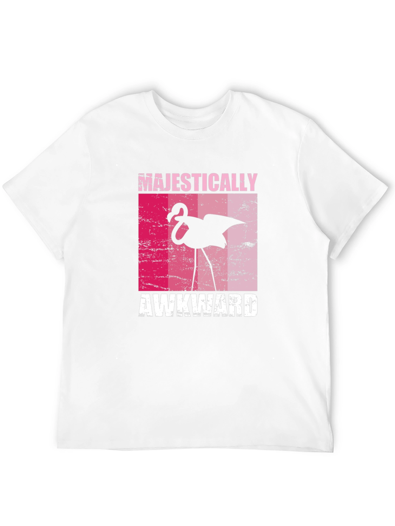 Majestically Awkward Flamingo Graphic Tee