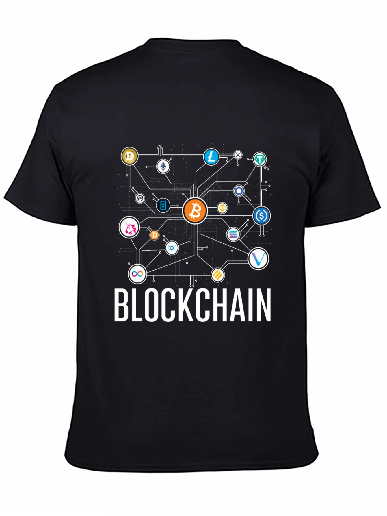 Blockchain Crypto T-Shirt - Bitcoin & Altcoins