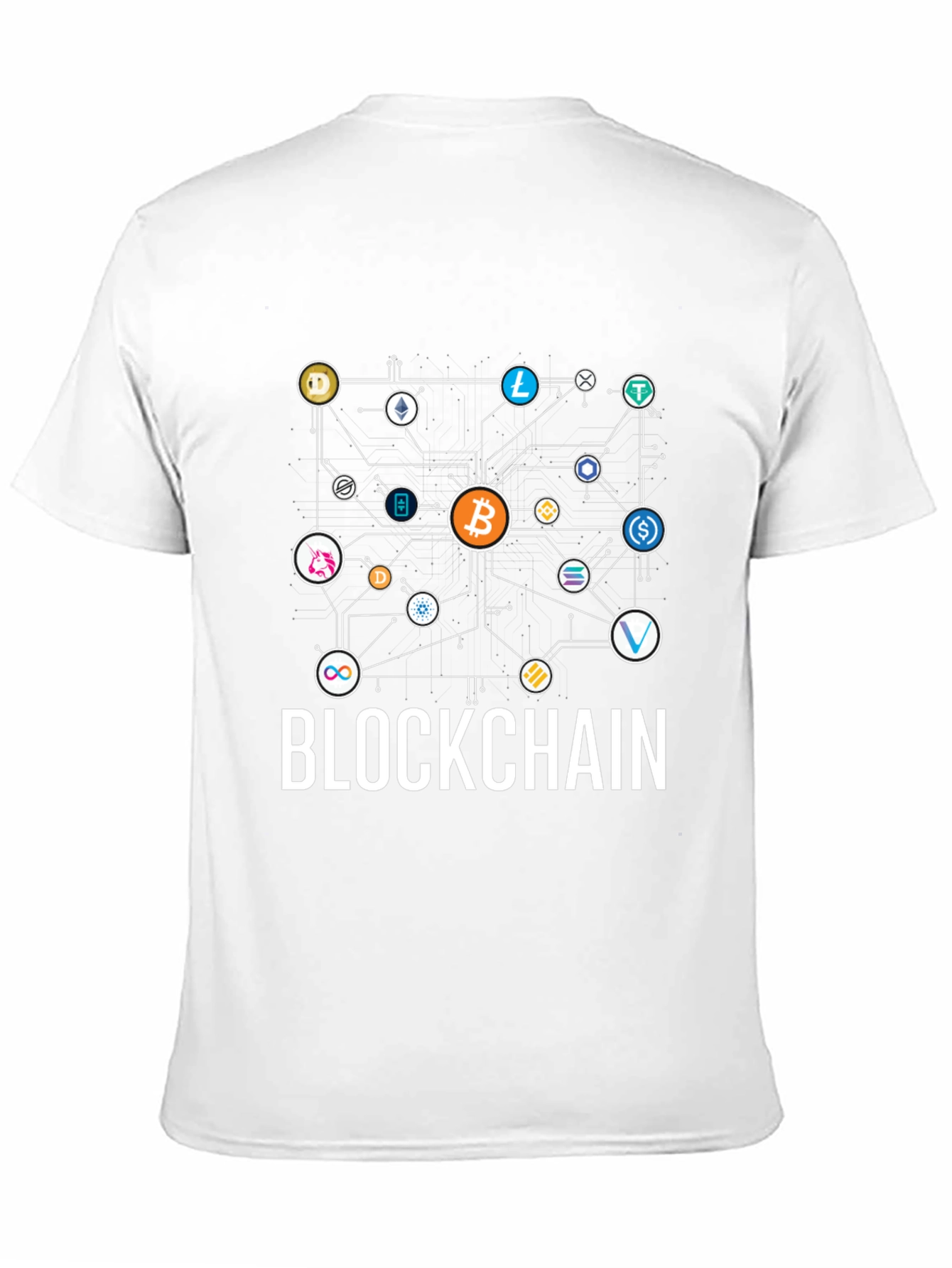Blockchain Crypto T-Shirt - Bitcoin & Altcoins