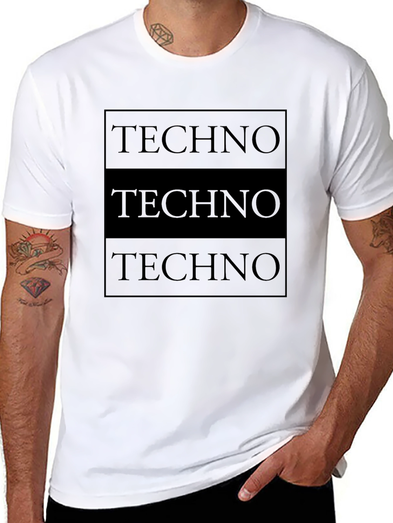 Techno Music Graphic T-Shirt