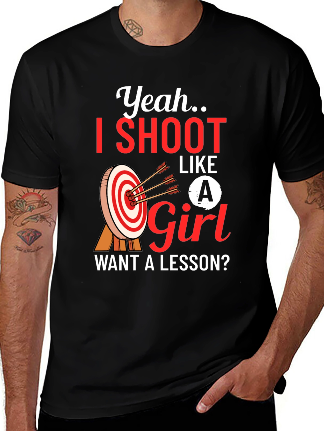I Shoot Like A Girl T-Shirt