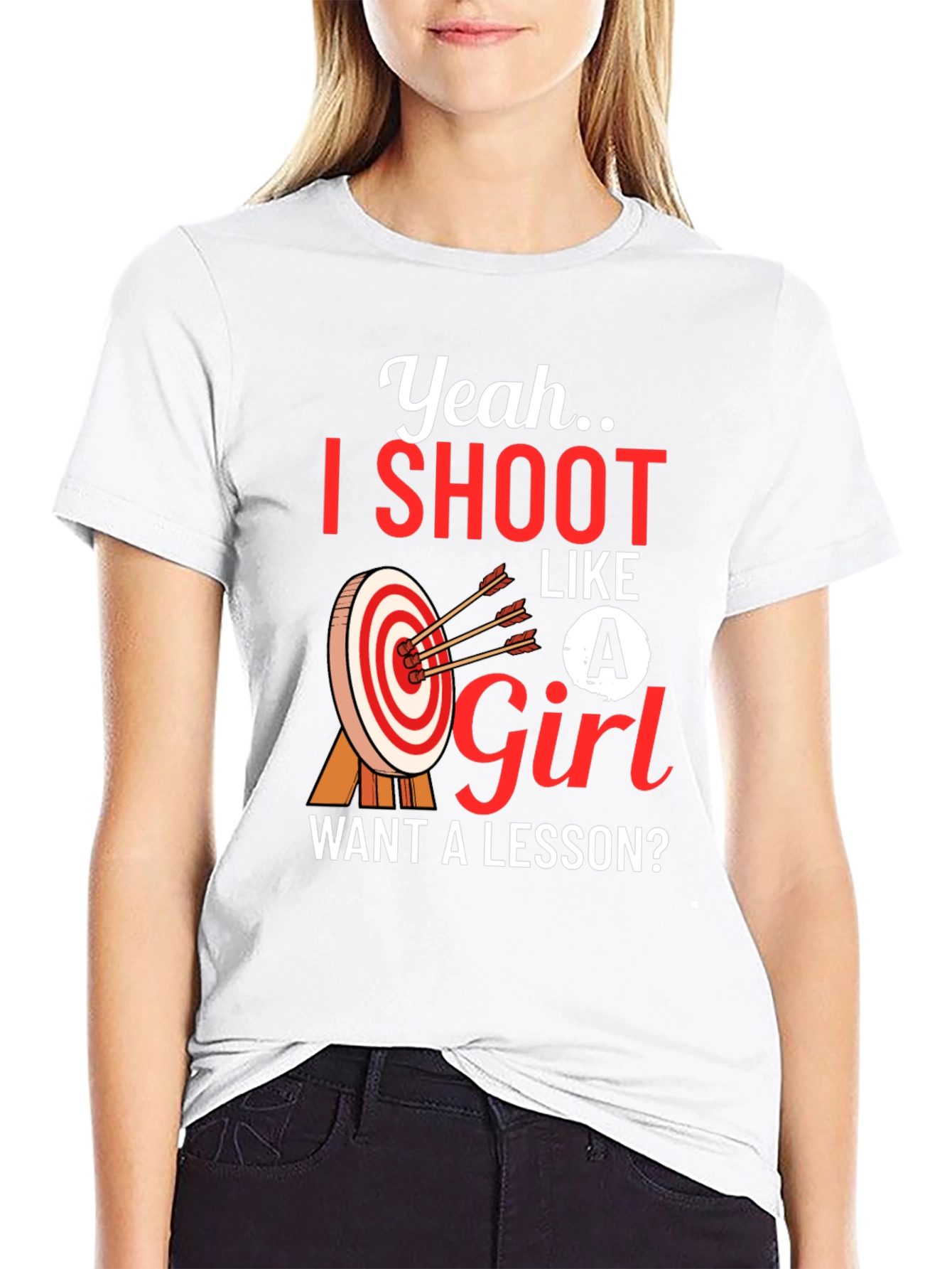 I Shoot Like A Girl T-Shirt