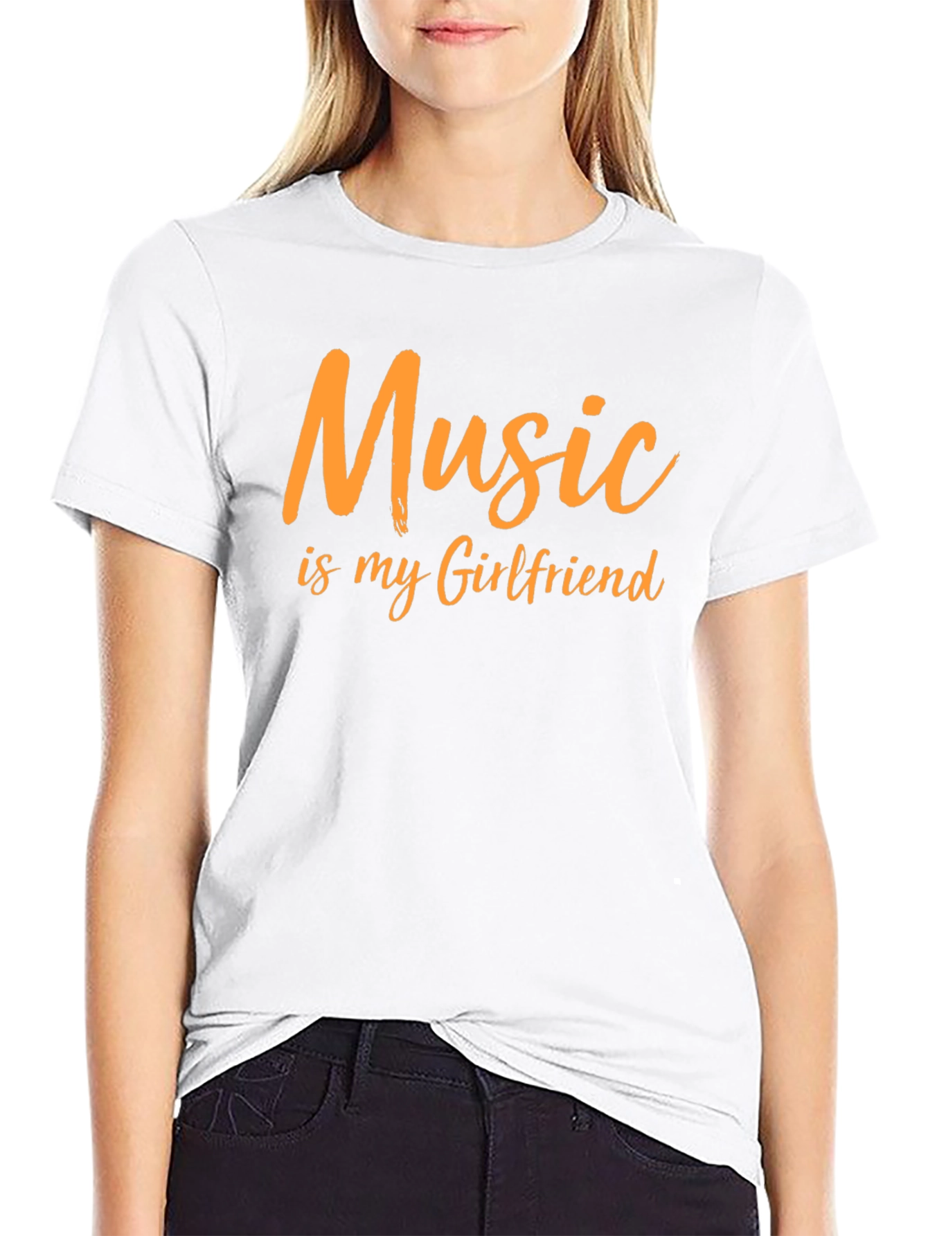 Music is My Girlfriend Graphic T-Shirt