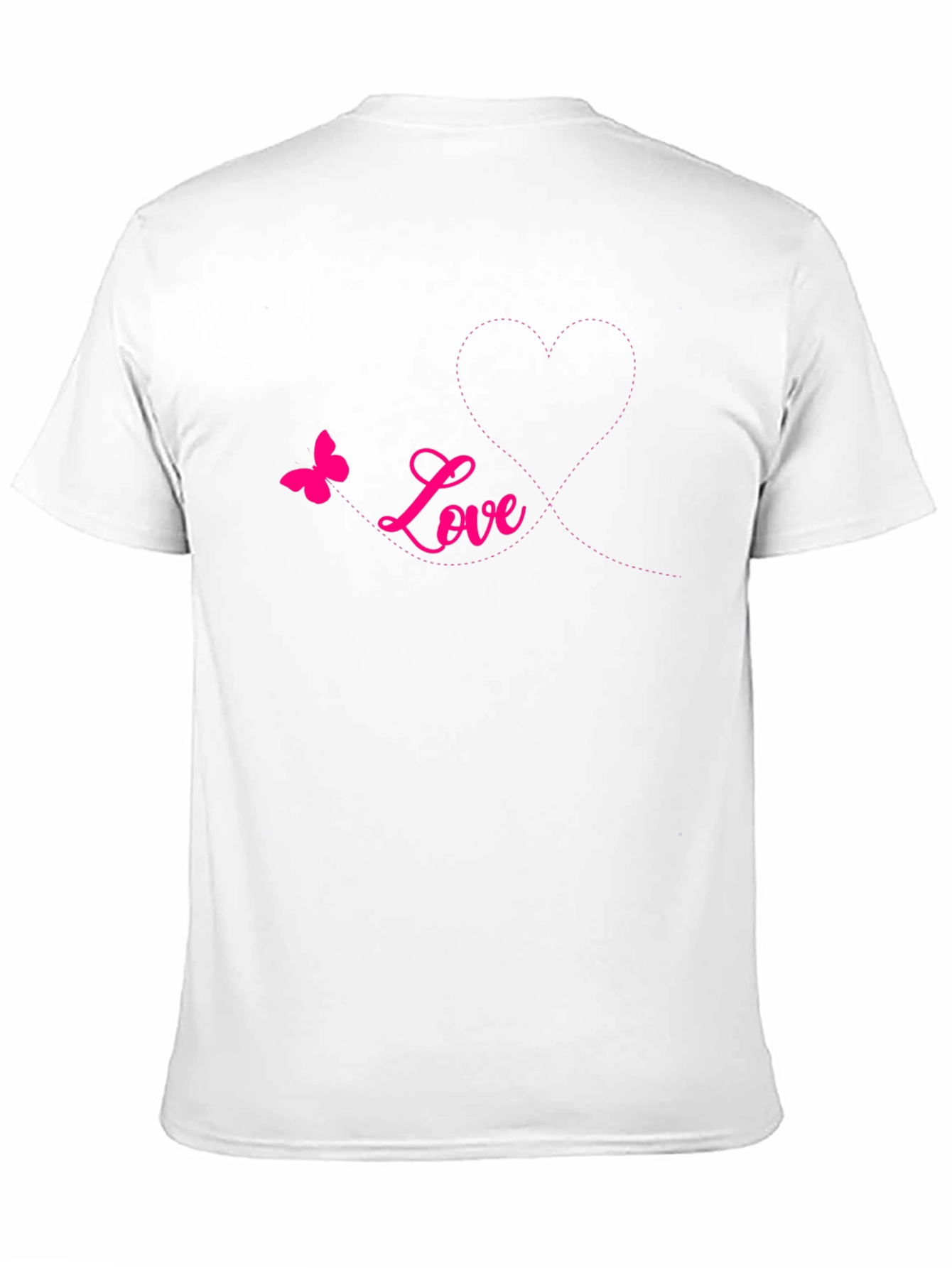 Love Butterfly Black T-Shirt