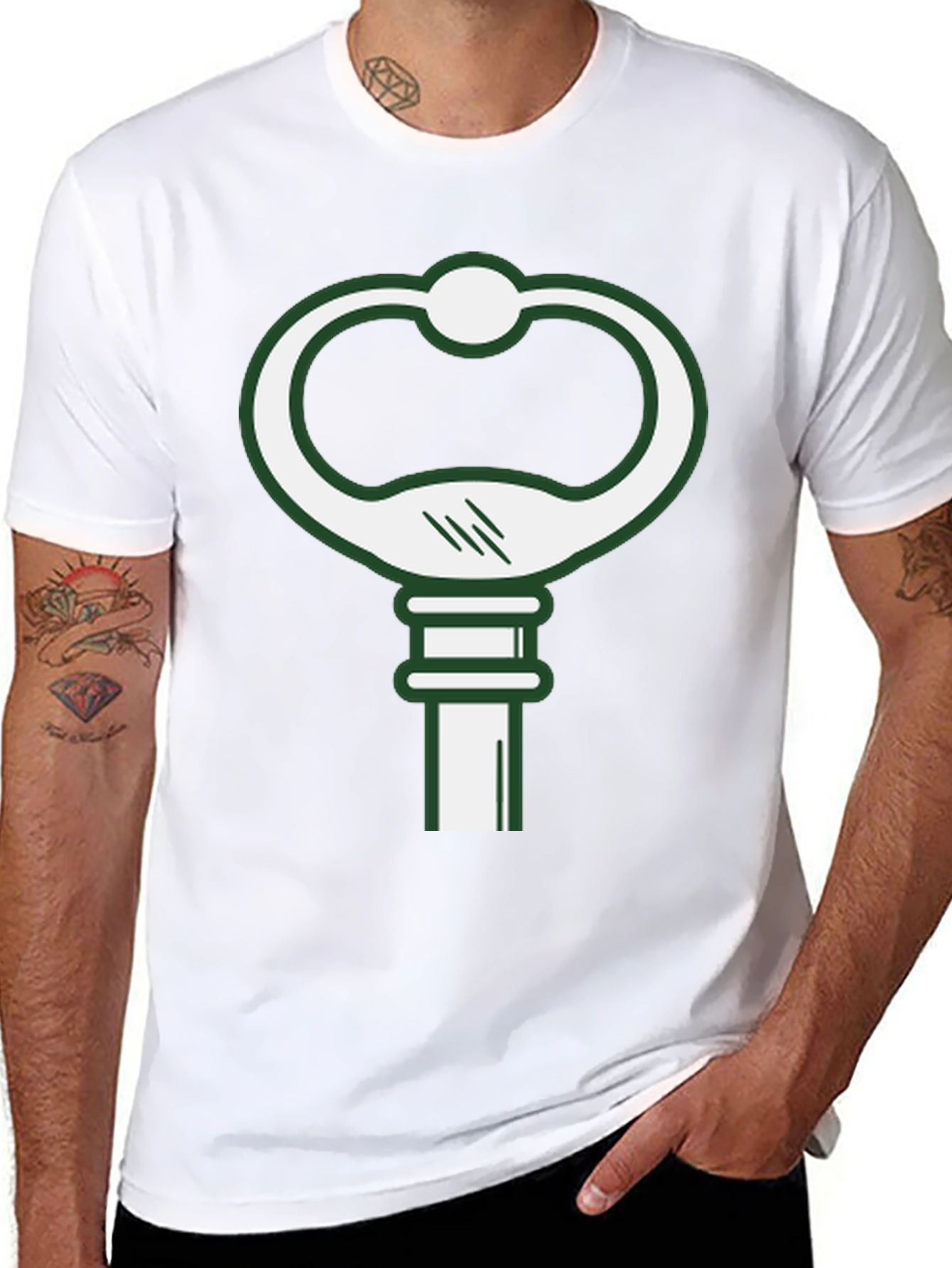Key Graphic T-Shirt - Cool Design