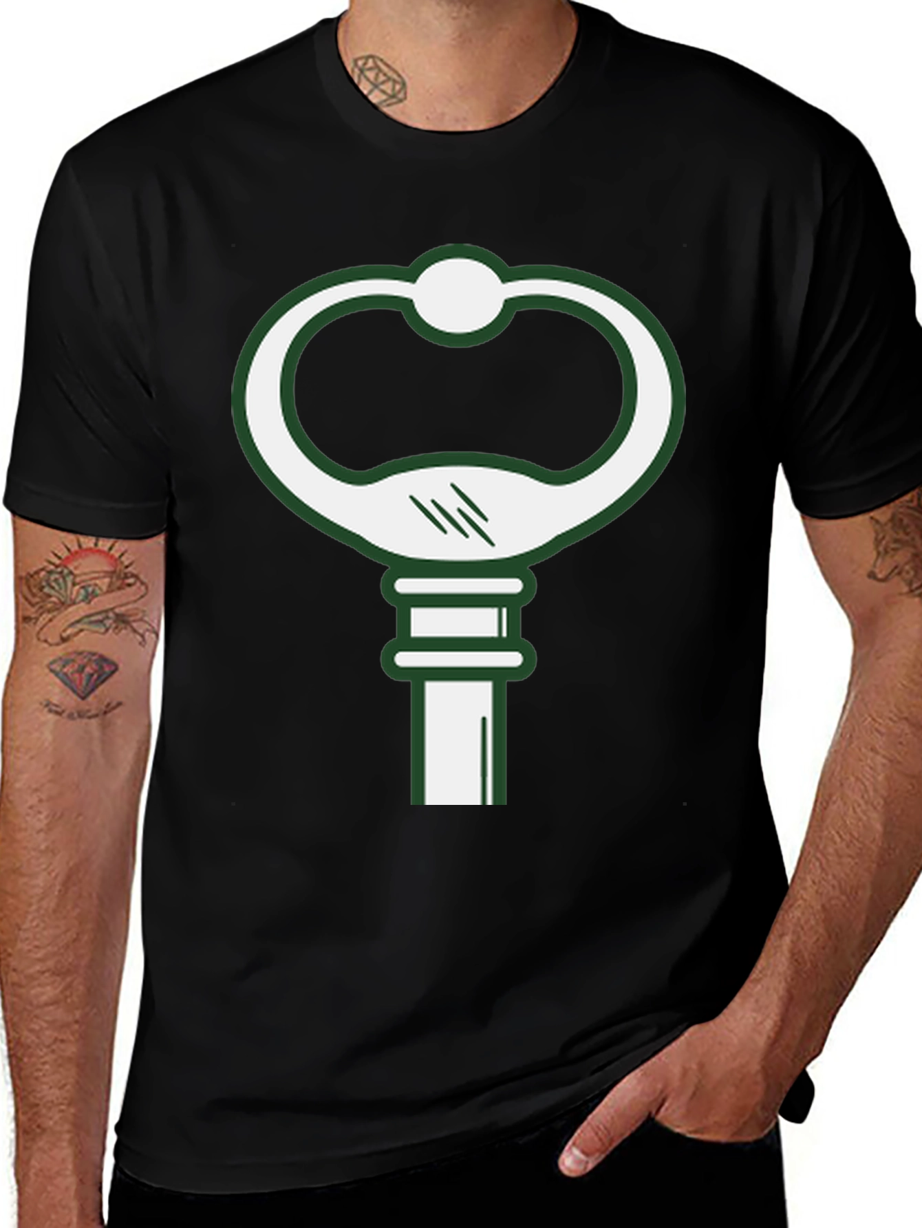 Key Graphic T-Shirt - Cool Design