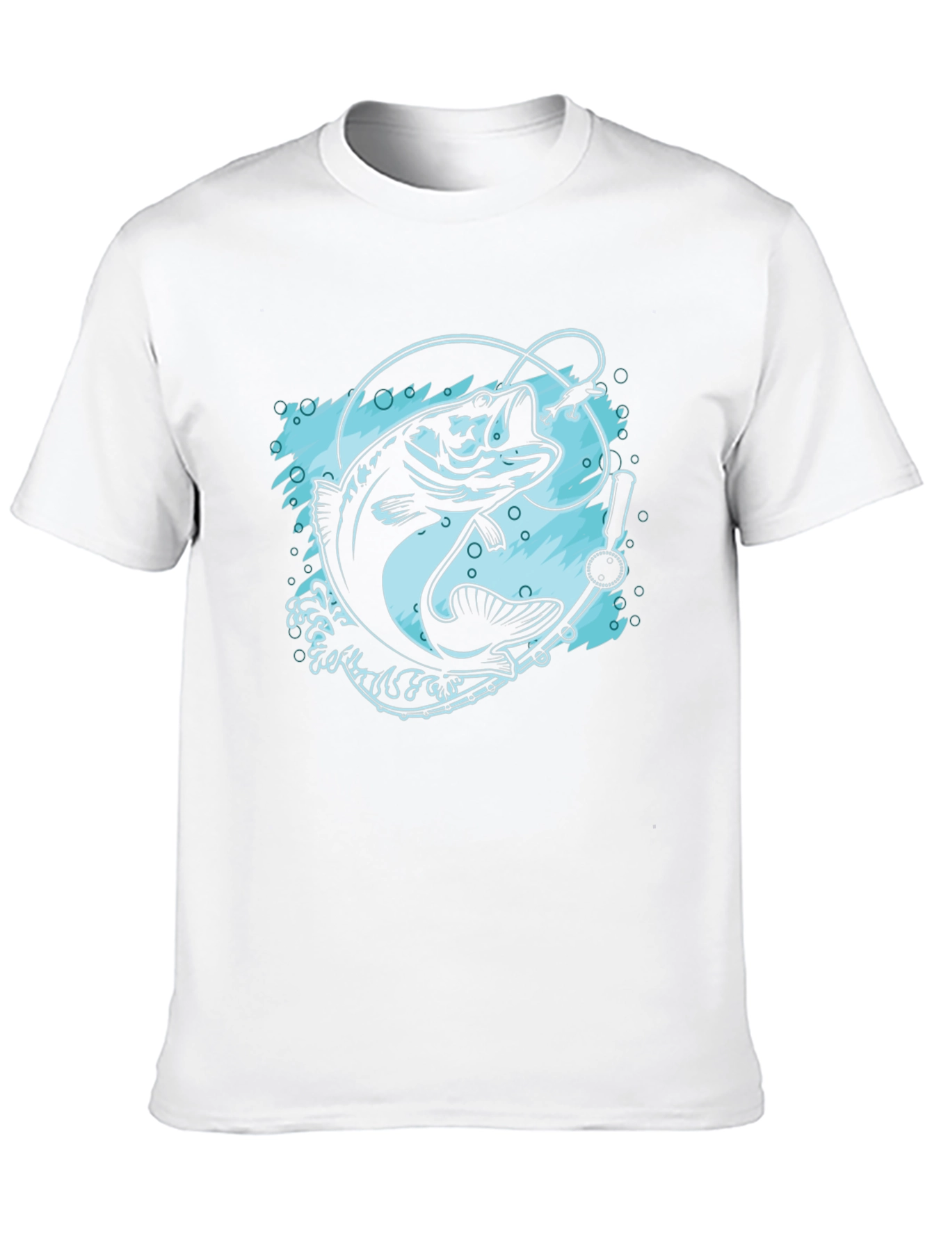 Fishing T-Shirt - Black Bass Design