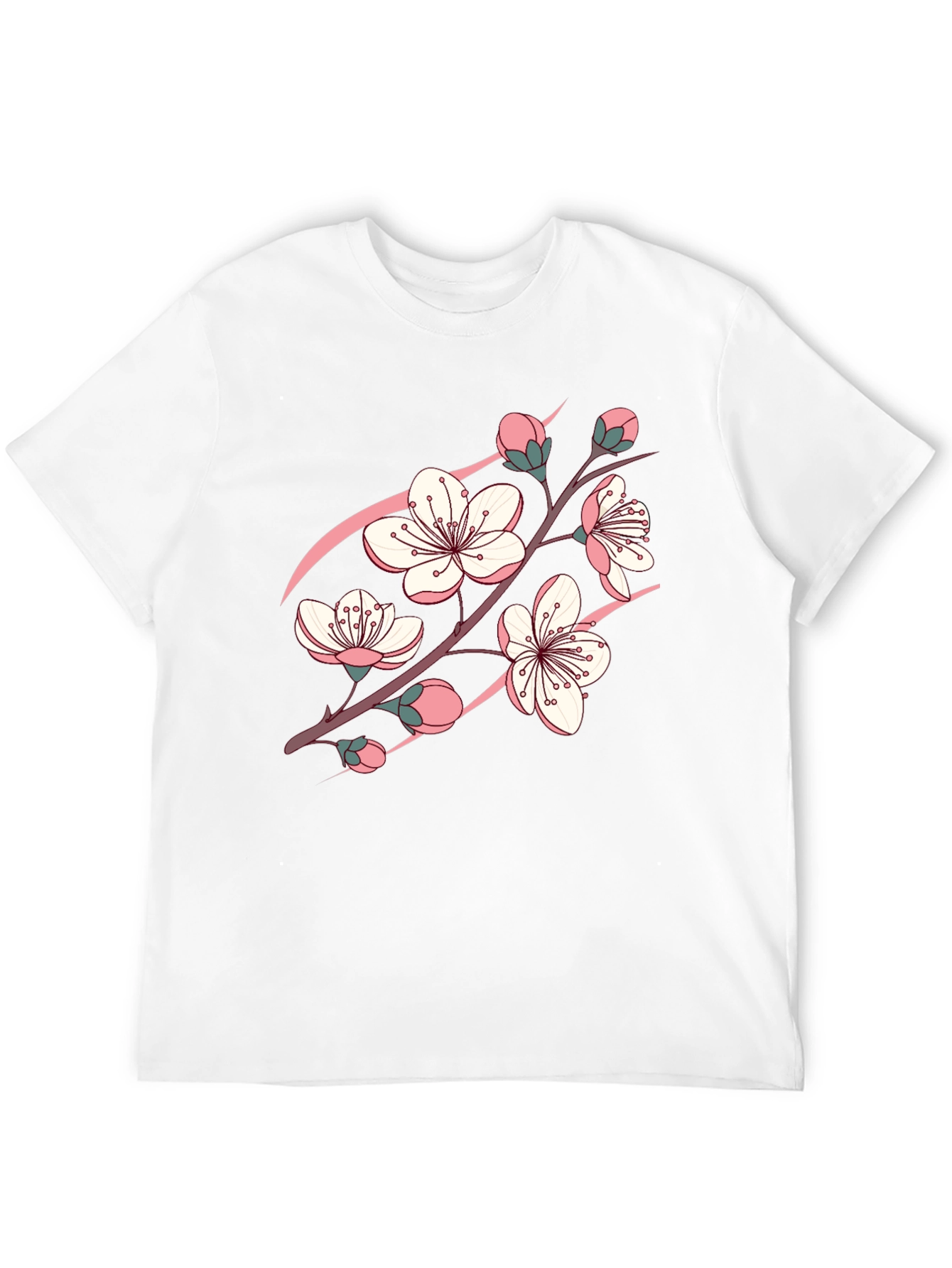 Blossom Graphic Black T-Shirt