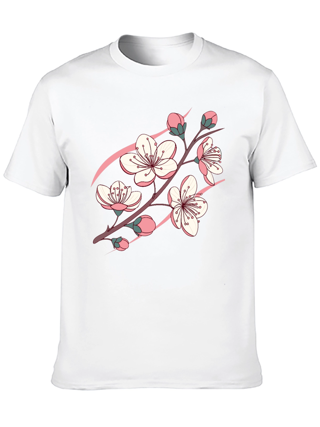 Blossom Graphic Black T-Shirt