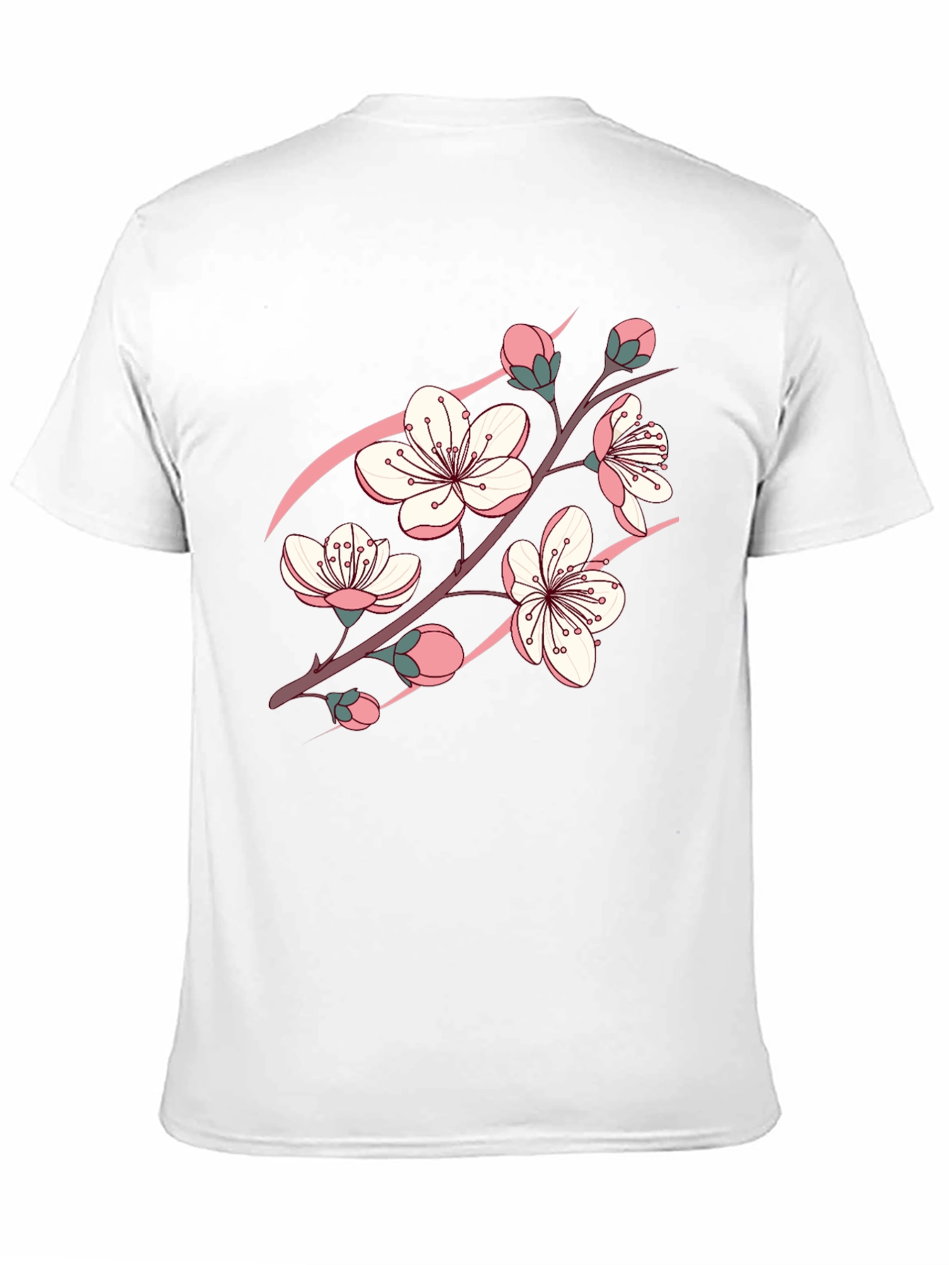 Blossom Graphic Black T-Shirt