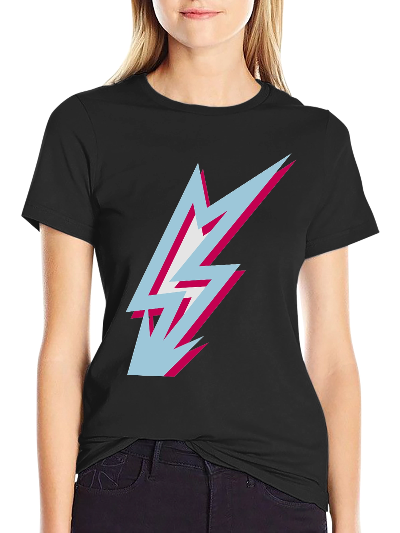 Lightning Bolt Graphic Tee - Casual Cool