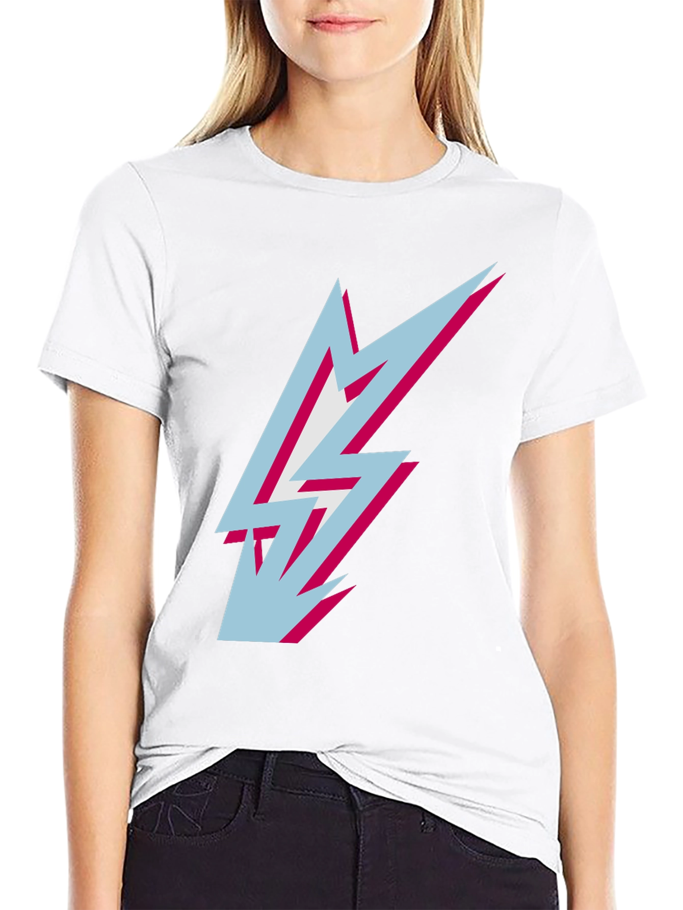Lightning Bolt Graphic Tee - Casual Cool