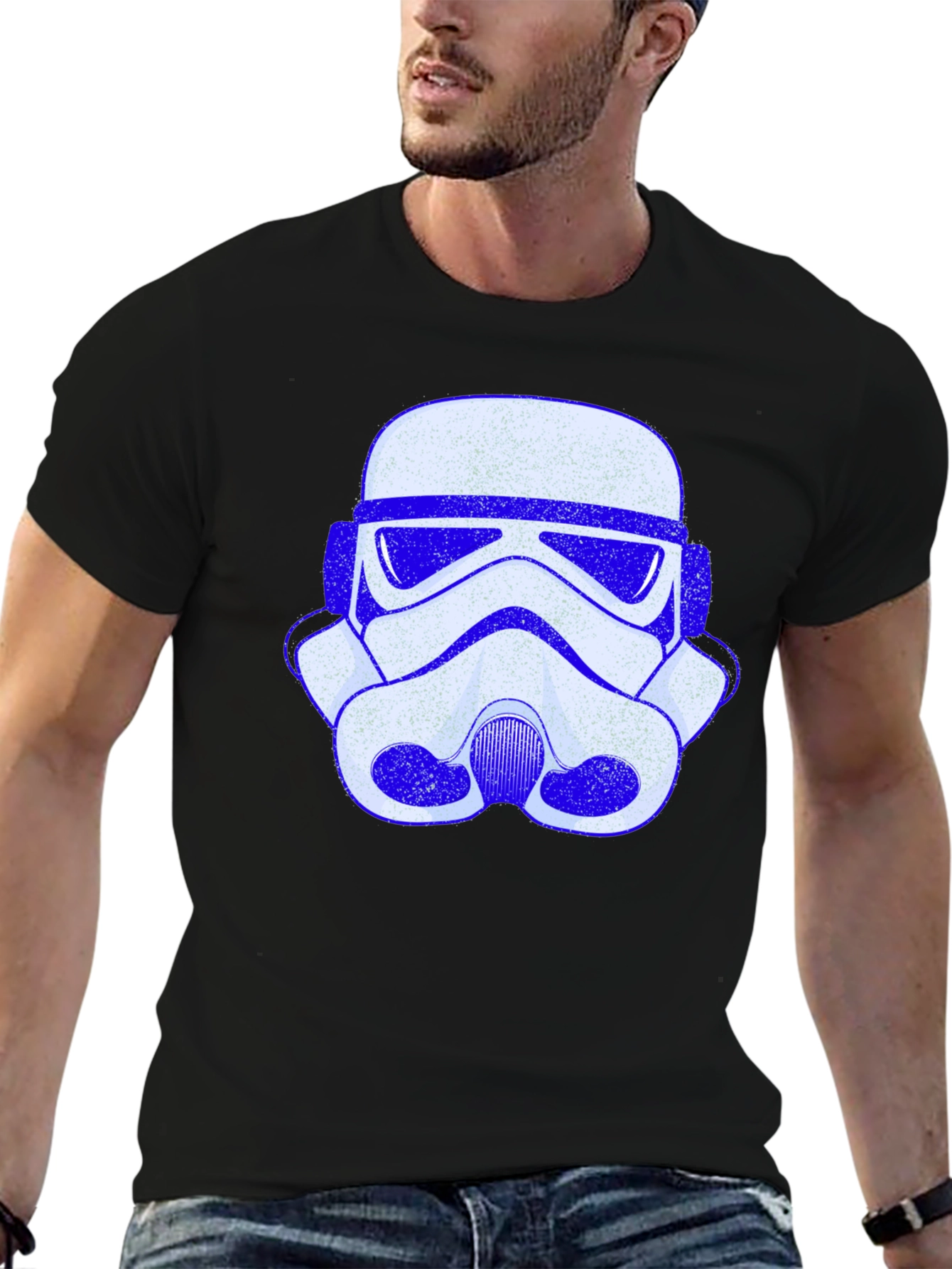 Stormtrooper Helmet T-Shirt - Galactic Style
