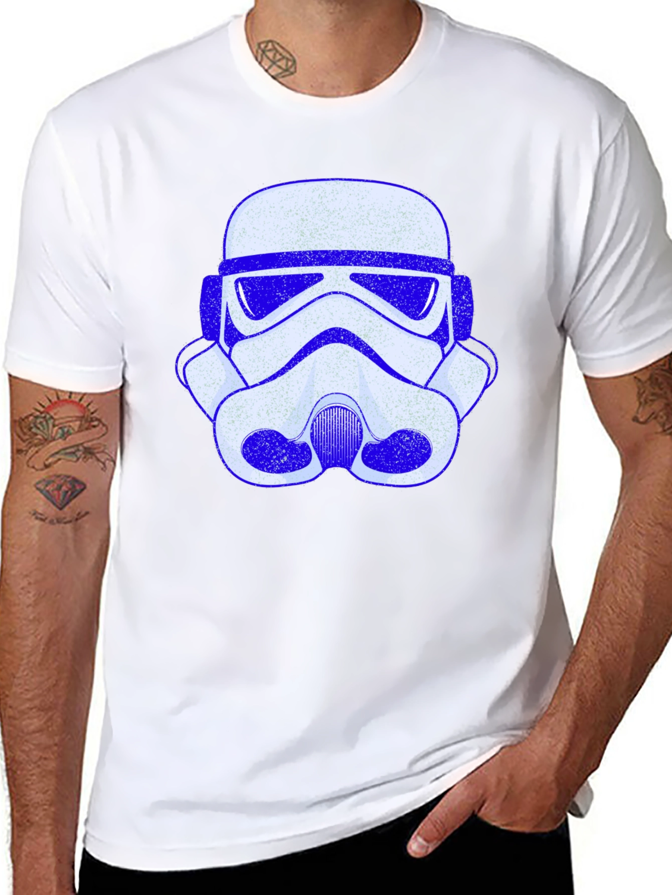 Stormtrooper Helmet T-Shirt - Galactic Style