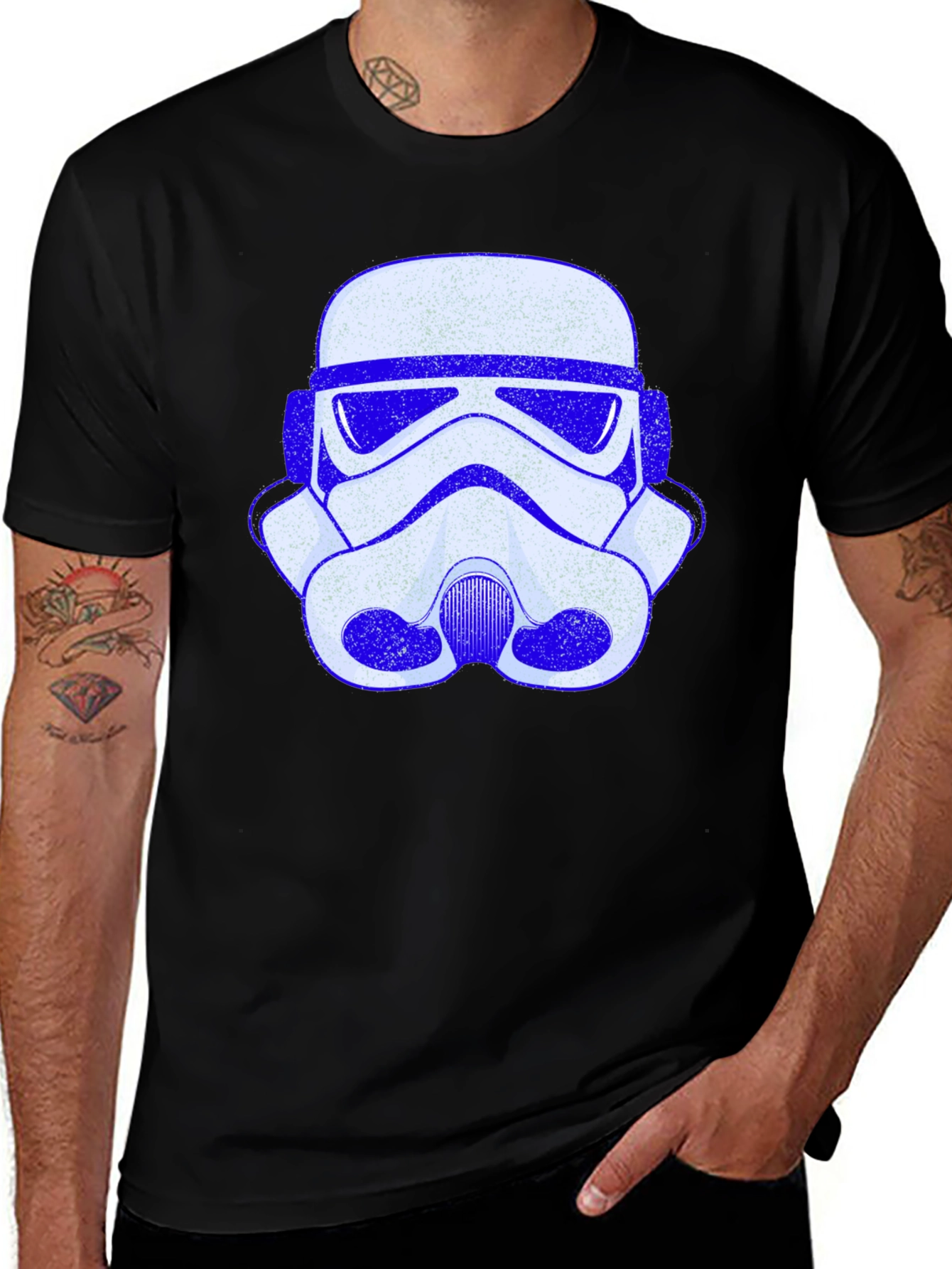 Stormtrooper Helmet T-Shirt - Galactic Style