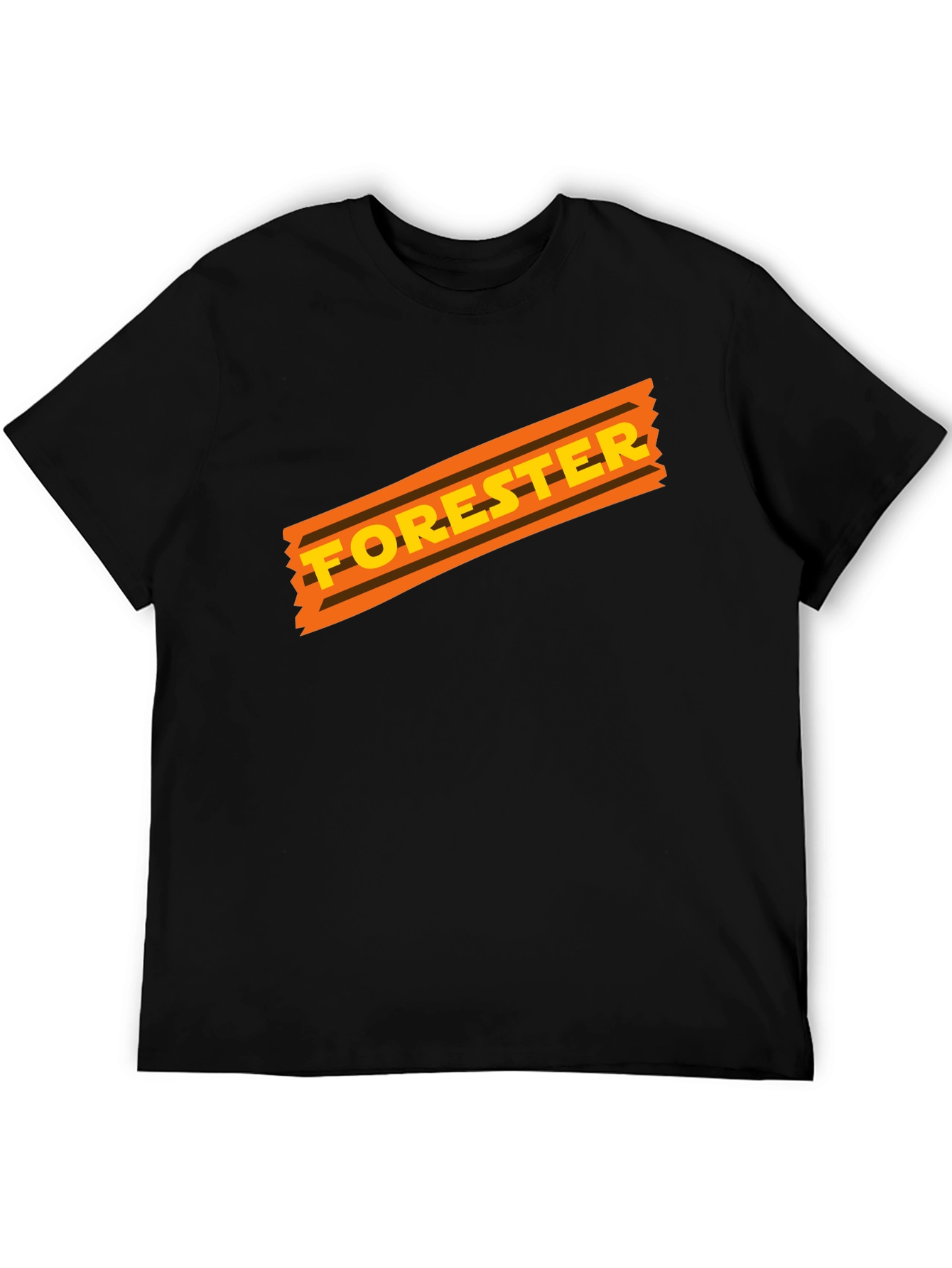 Forester Graphic Tee - Retro Style Black
