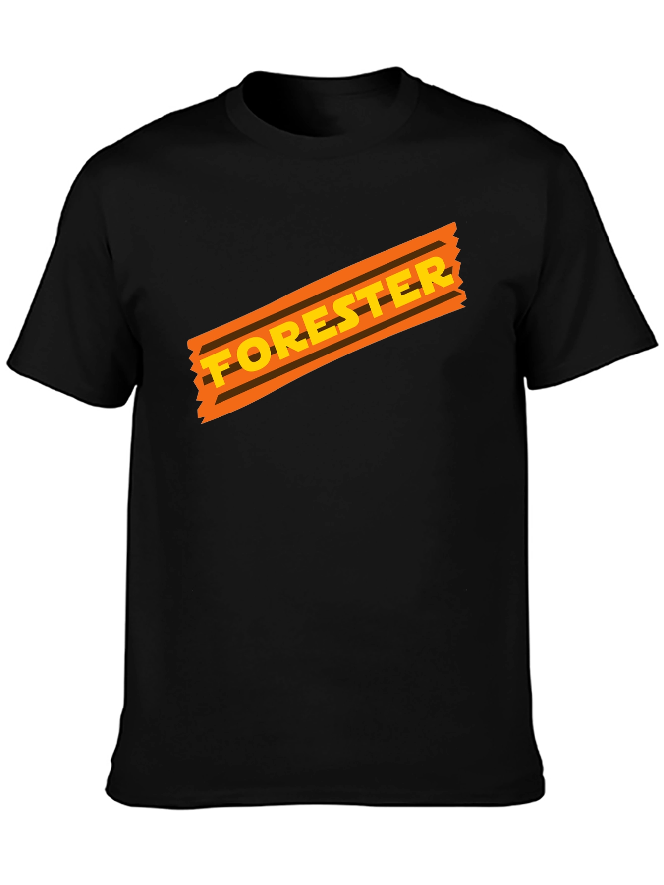 Forester Graphic Tee - Retro Style Black