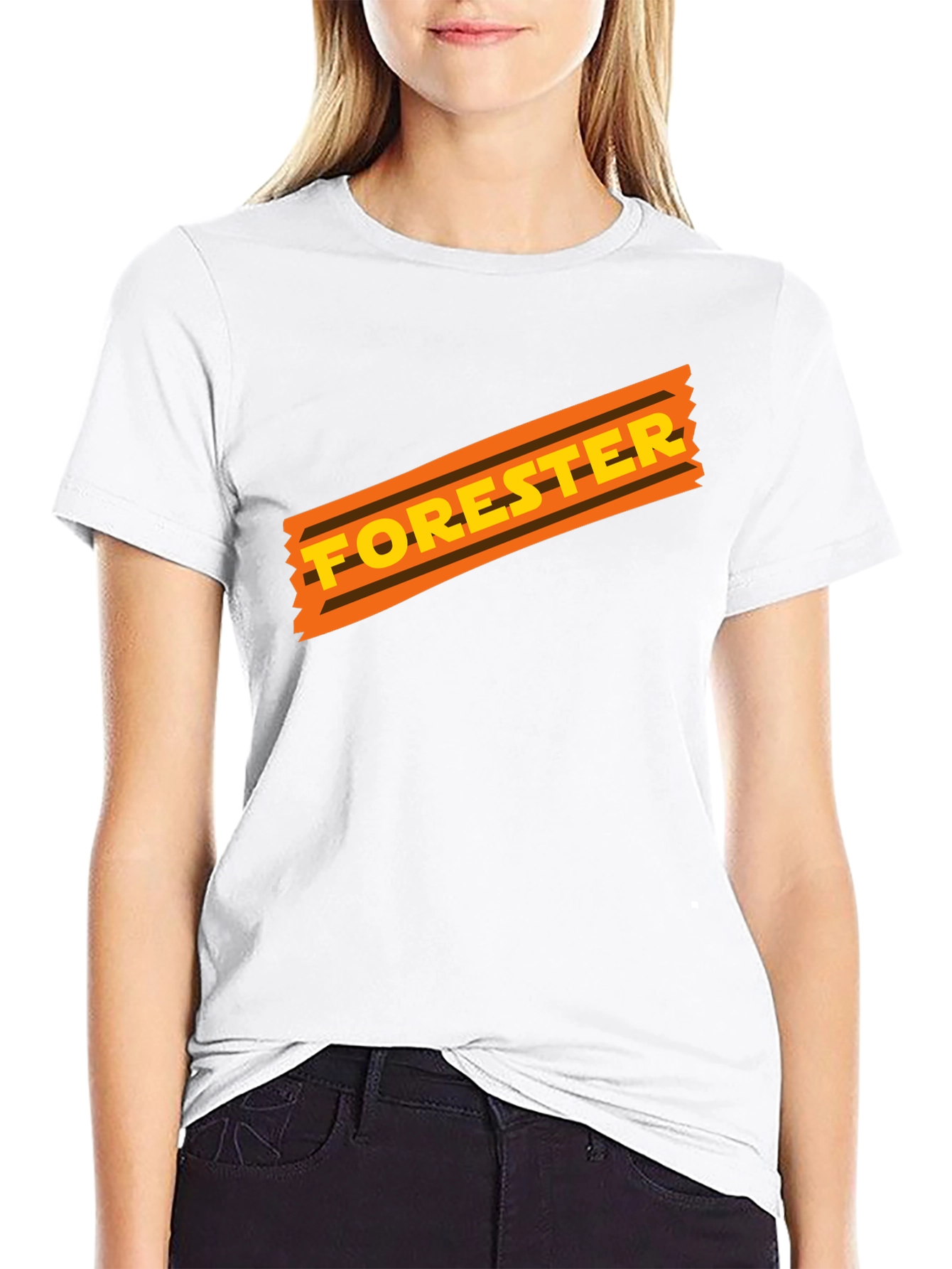 Forester Graphic Tee - Retro Style Black
