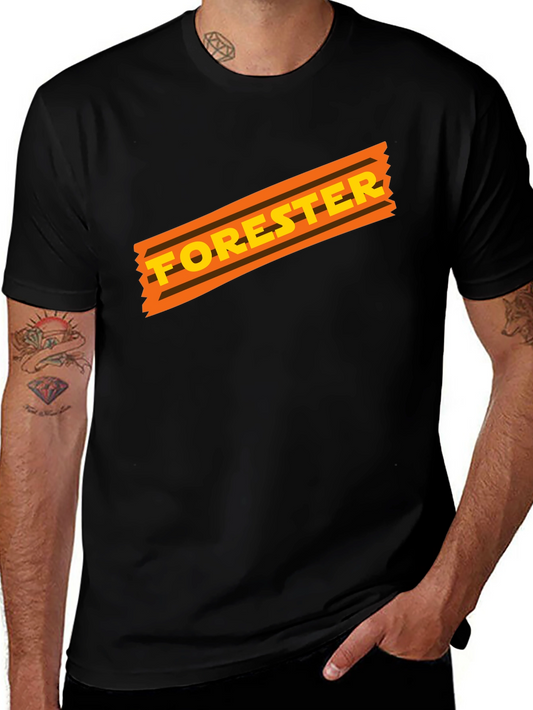 Forester Graphic Tee - Retro Style Black